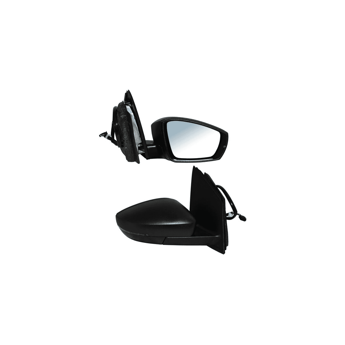 Espejo Vw Vento Comfortline/ Tdi/ Highline/ Starline/ Designsound/ All Star/ Edicion Especial 2016-2021 Electrico Con Desempañante Con Direccional Para Pintar Derecho