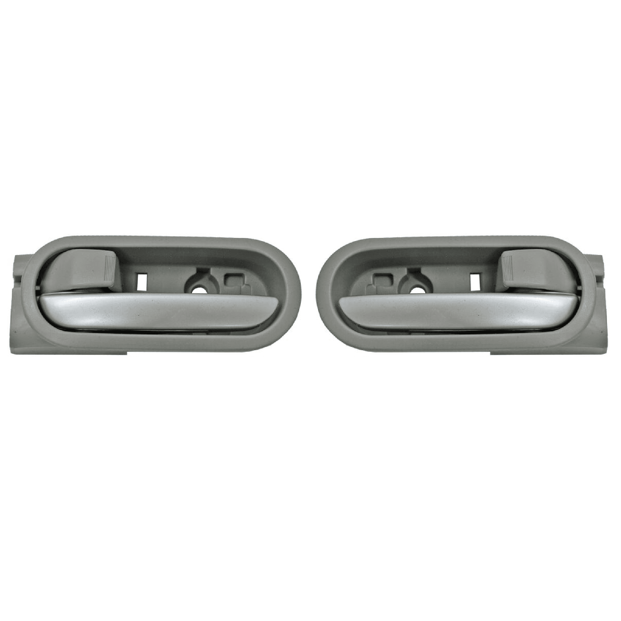 Par Manijas Interiores Mazda 2 2012-2015/ Usa 2011-2014 Plastico Gris/ Plata Delantera/ Trasera