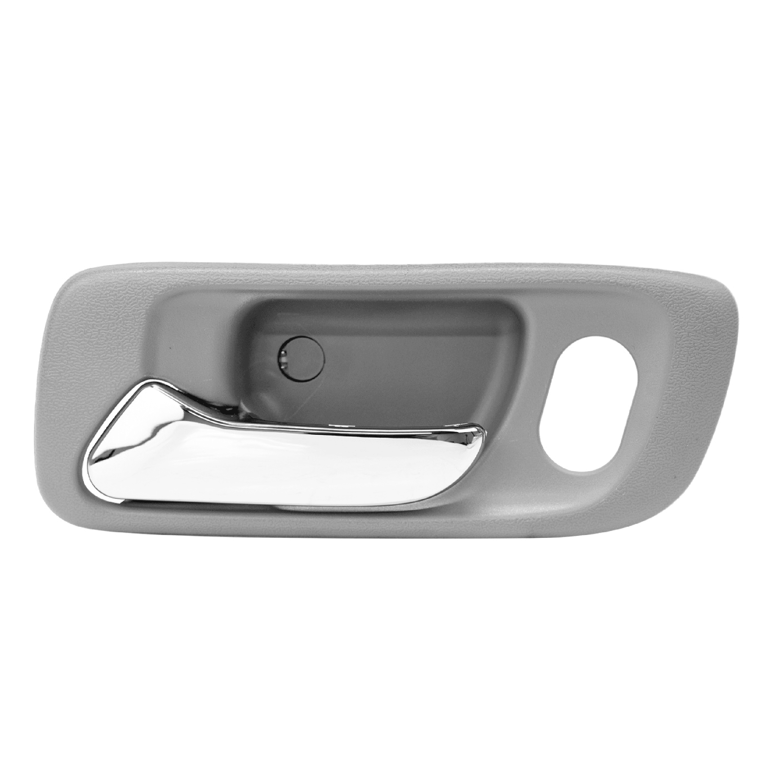 Manija Interior Honda Accord 4P Sedan 1998-2002 Con Hoyo Para Seguro Gris Claro/Cromado Plastico Izquierdo Delantera Hushan