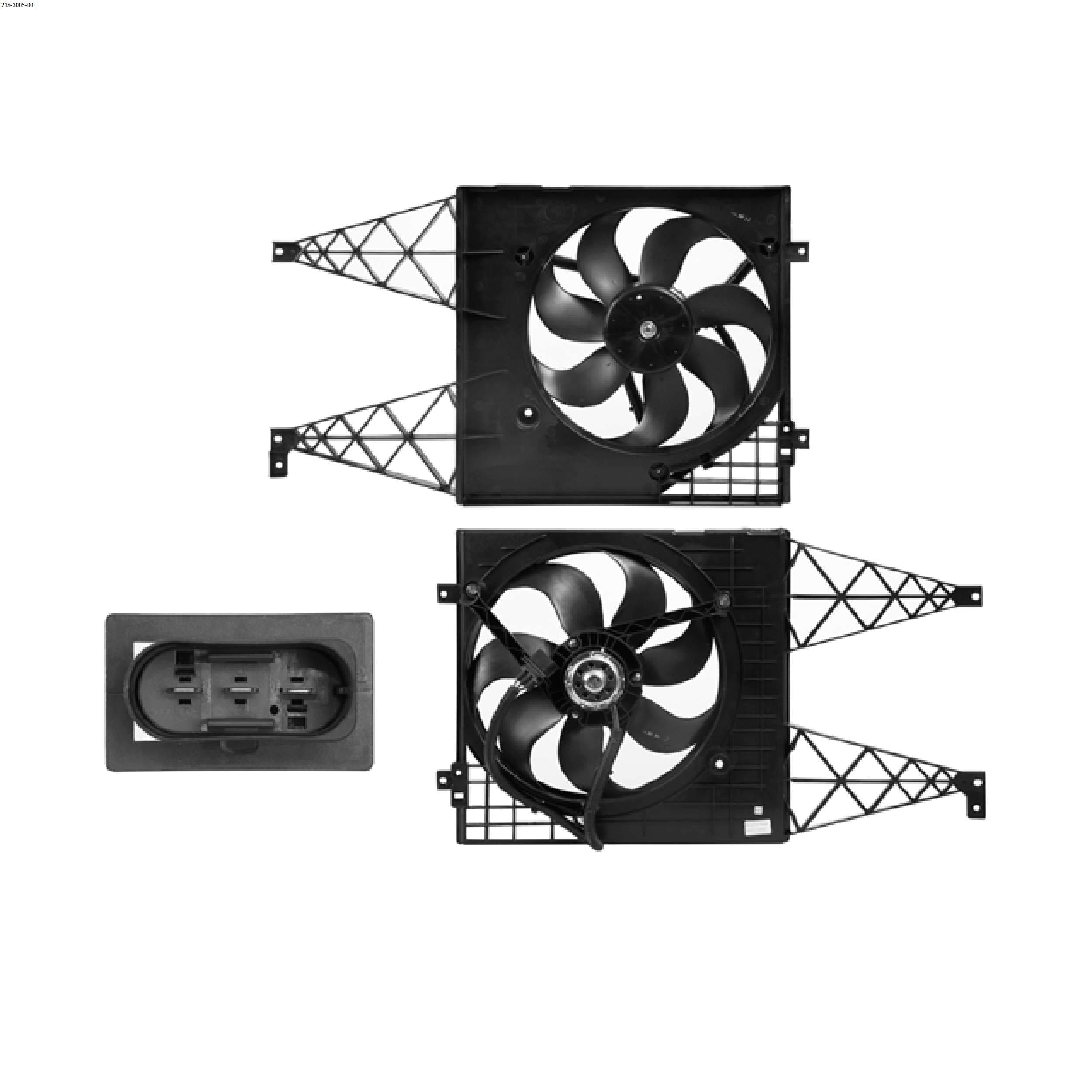 Motoventilador 3 Pines Audi Tt 2000-2006 / Tt Quattro 2000-2002 / Volkswagen Bora 2005 / Golf 2002-2006 / Jetta 1.9L 2002-2005 / Jetta 2.0L 2002-2005 / Jetta Clasico 2011-2014