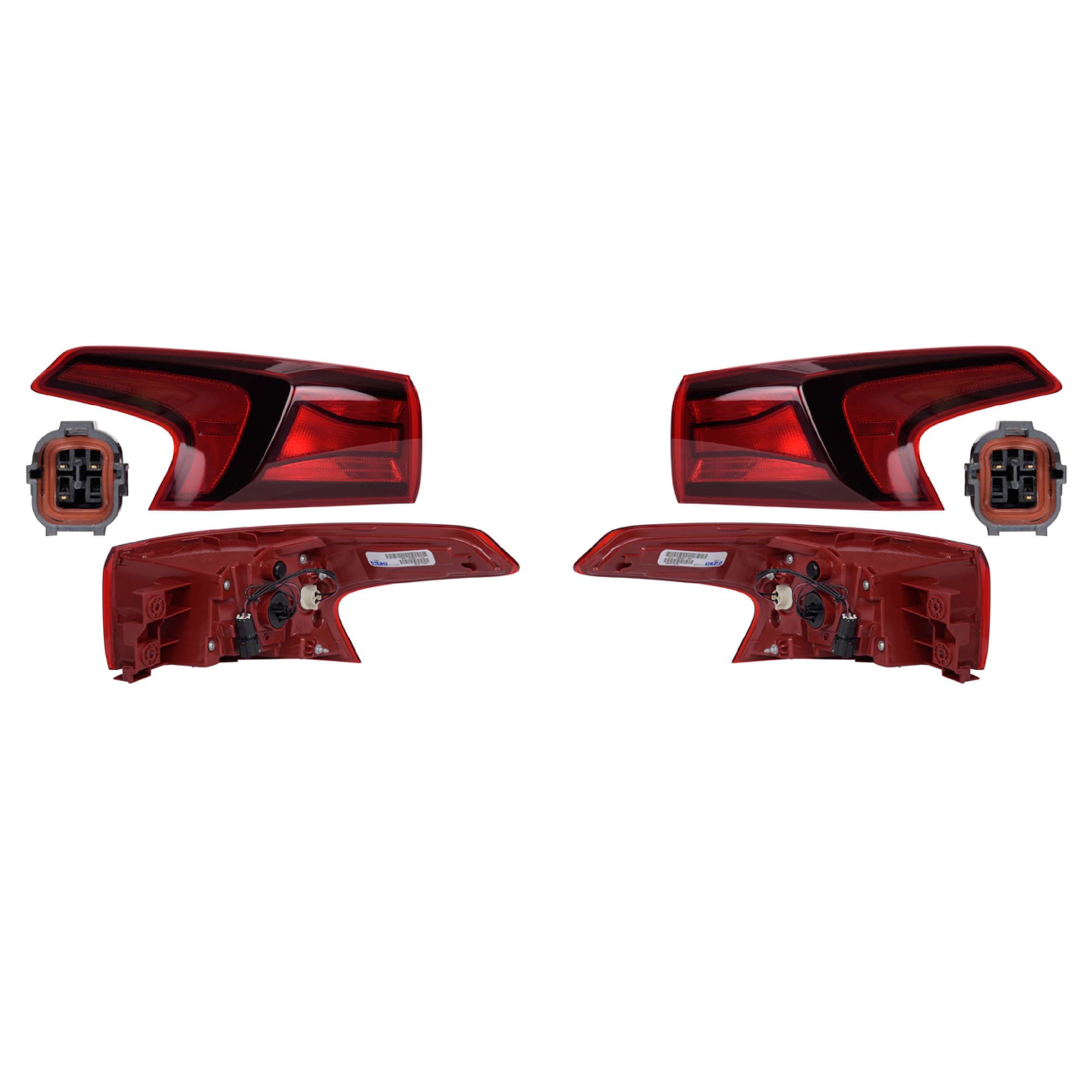 Par Calaveras Exteriores Para Hyundai Santa Fe 2019-2020 Depo