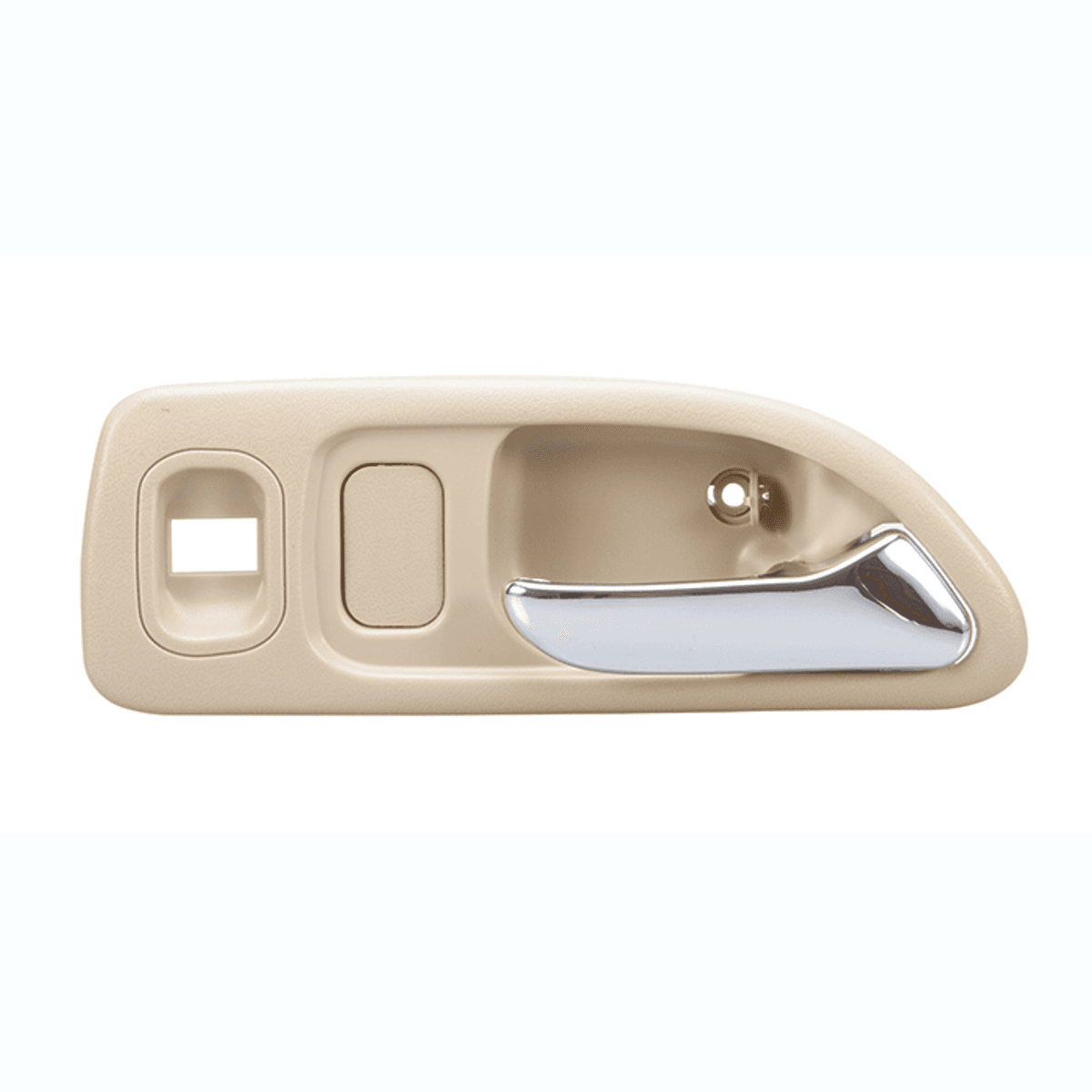 Manija Interior Honda Accord 4P Sedan 1994-1997 Con Hoyo Para Seguro Y Cristal Beige/Cromada Plastico Derecha Delantera Hushan