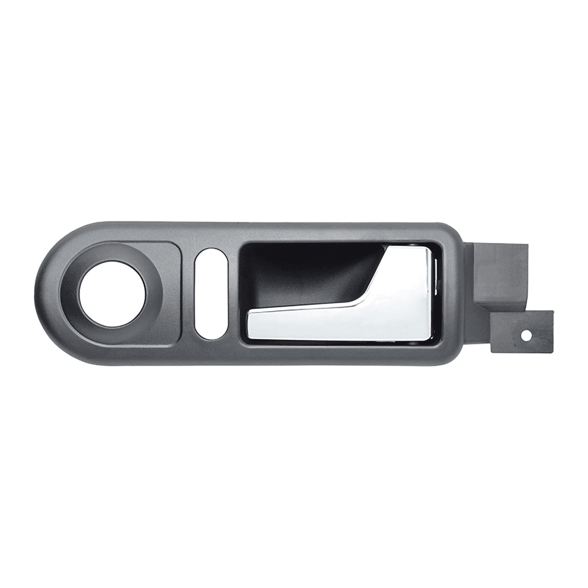 Manija Interior Volkswagen Jetta Clasico 2008-2015 Con Hoyo Para Seguro Y Control Espejo Negra/Cromo Plastico Vidrio Manual Derecha Delantera Hushan