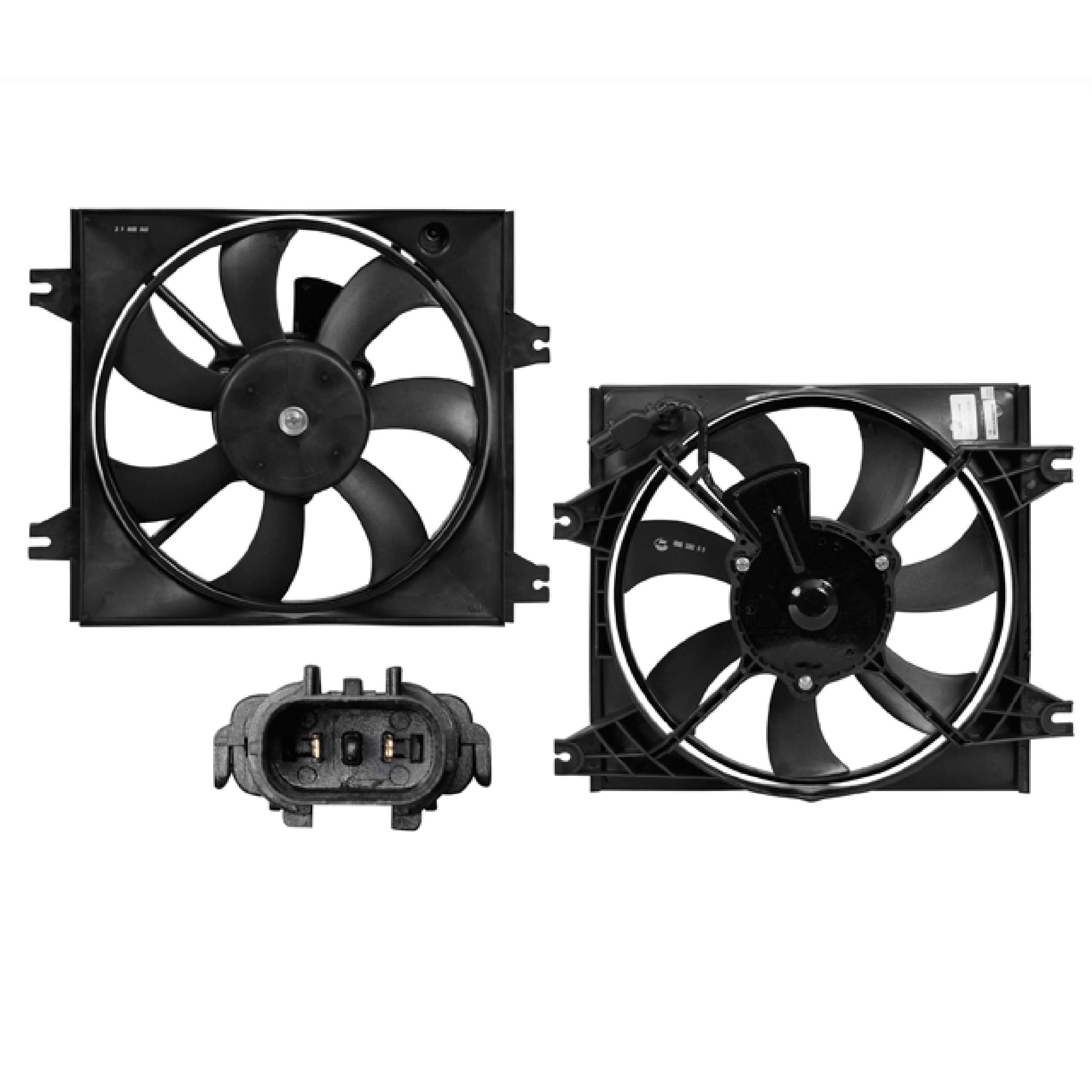 Motoventilador 2 Pines Dodge Verna 1.5L / 1.6L 2004-2006 / P/Hyundai Accent 2000-2006