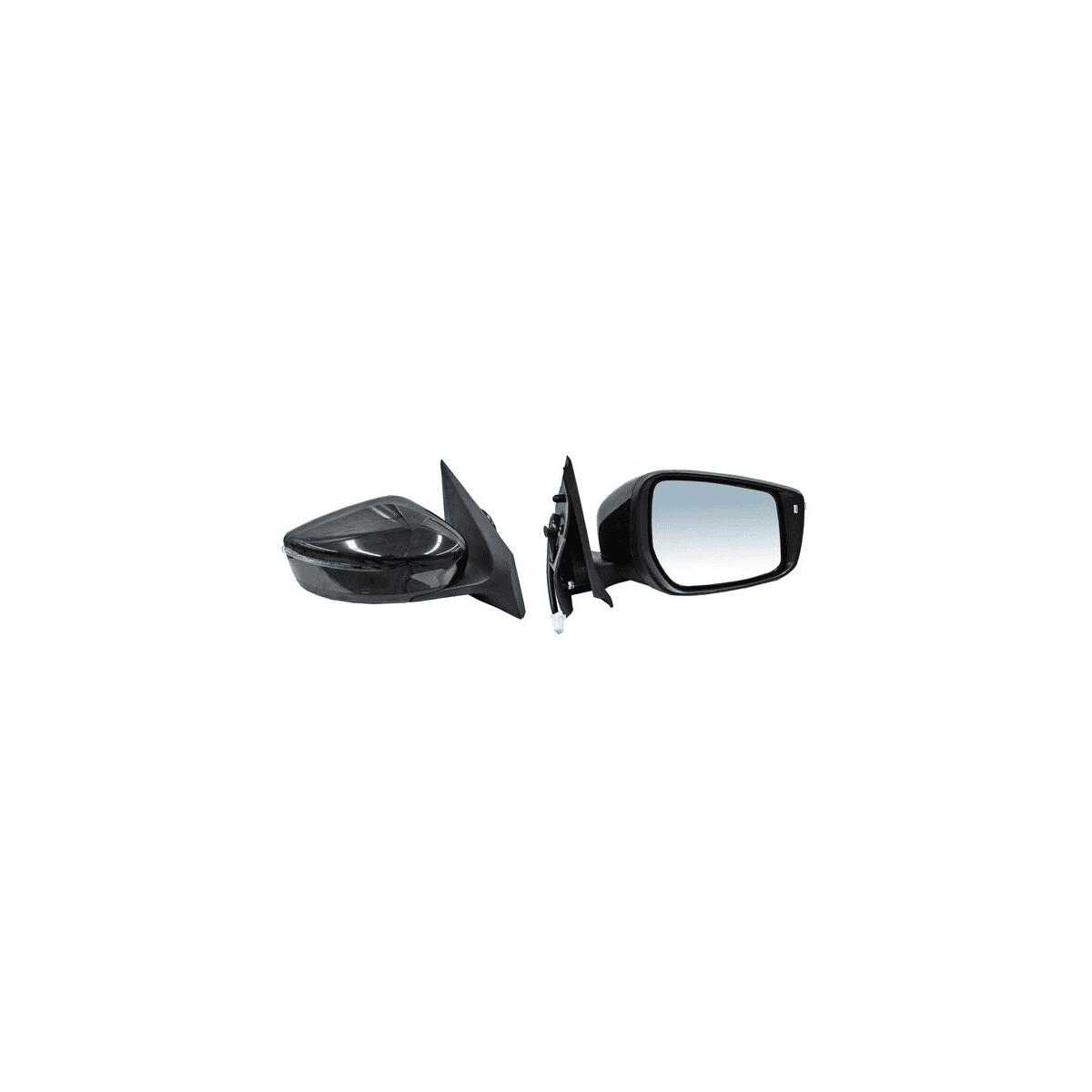 Espejo Nissan Versa Exclusive/ Drive/ Advance/ Sense 2015-2019 Electrico Con Direccional Para Pintar Derecho