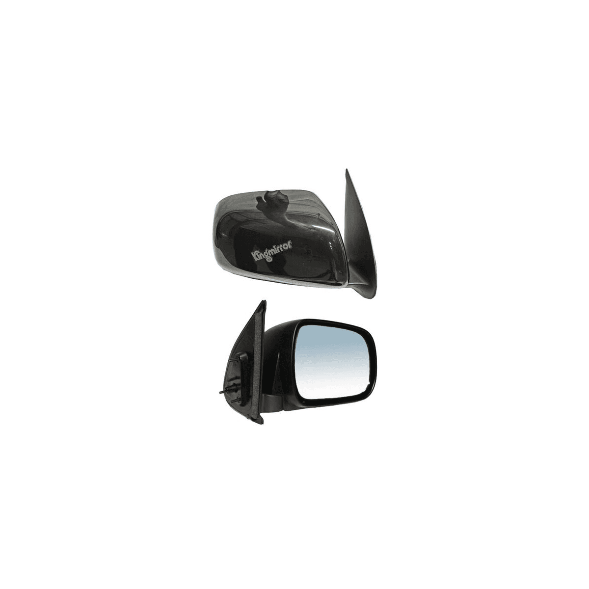 Espejo Toyota Hilux 2005-2011 Sin Control Negro Liso Derecho
