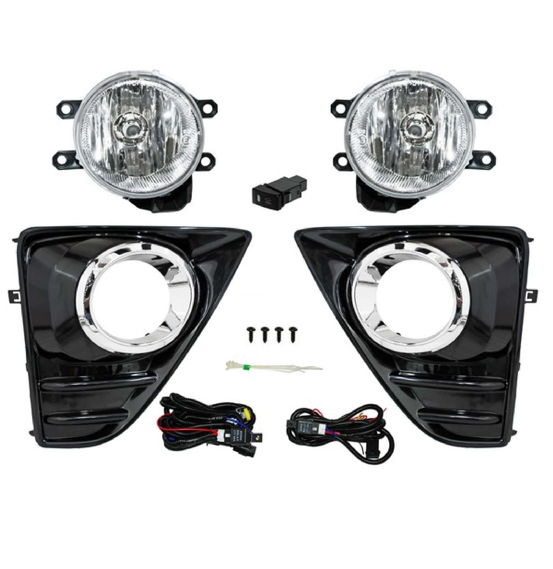 Faro Niebla Toyota Yaris 2017-2018 5Puertas Con Parrilla Juego