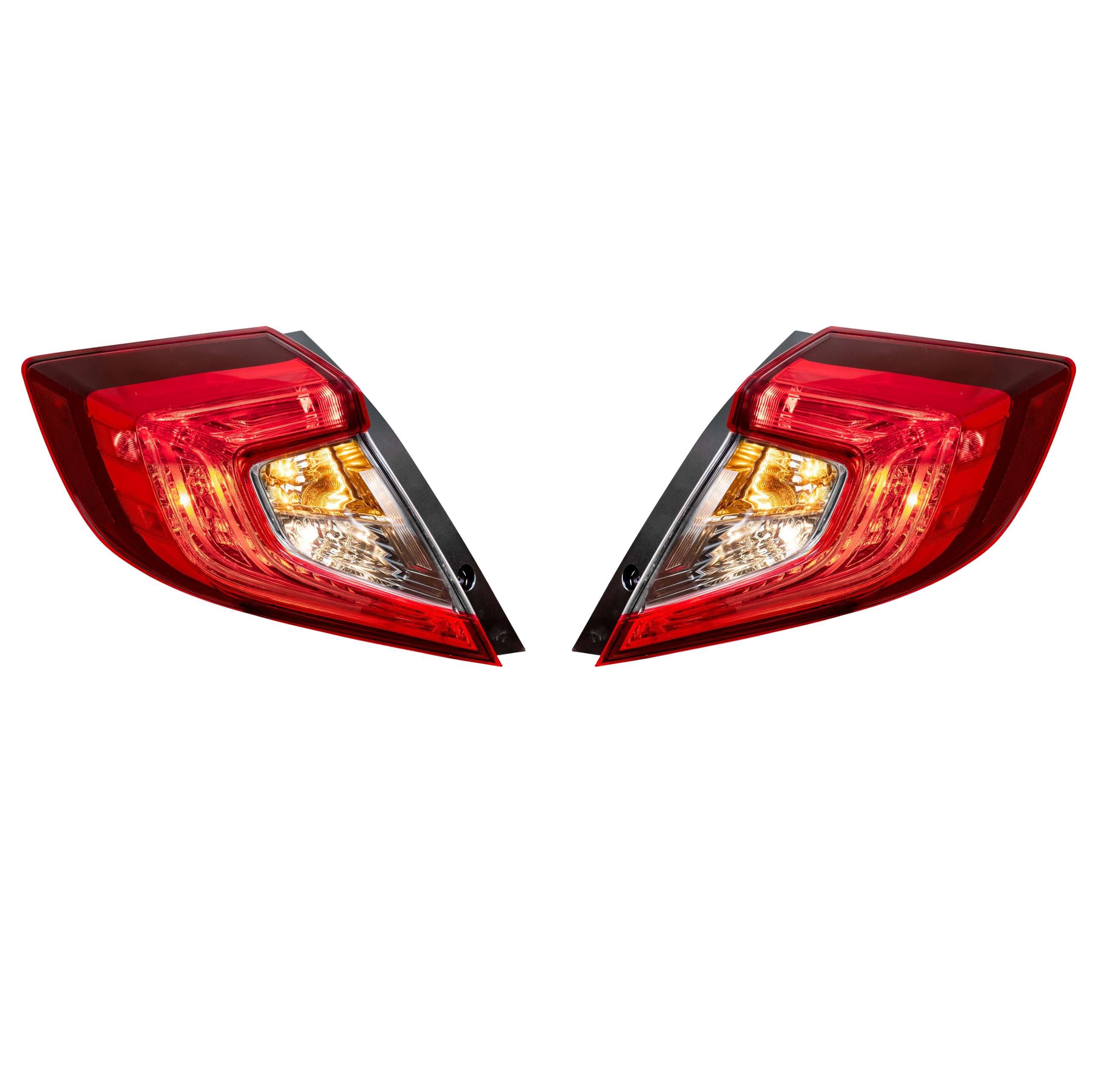 Par Calaveras Exteriores Honda Civic Sedan 2016-2021 Con focos