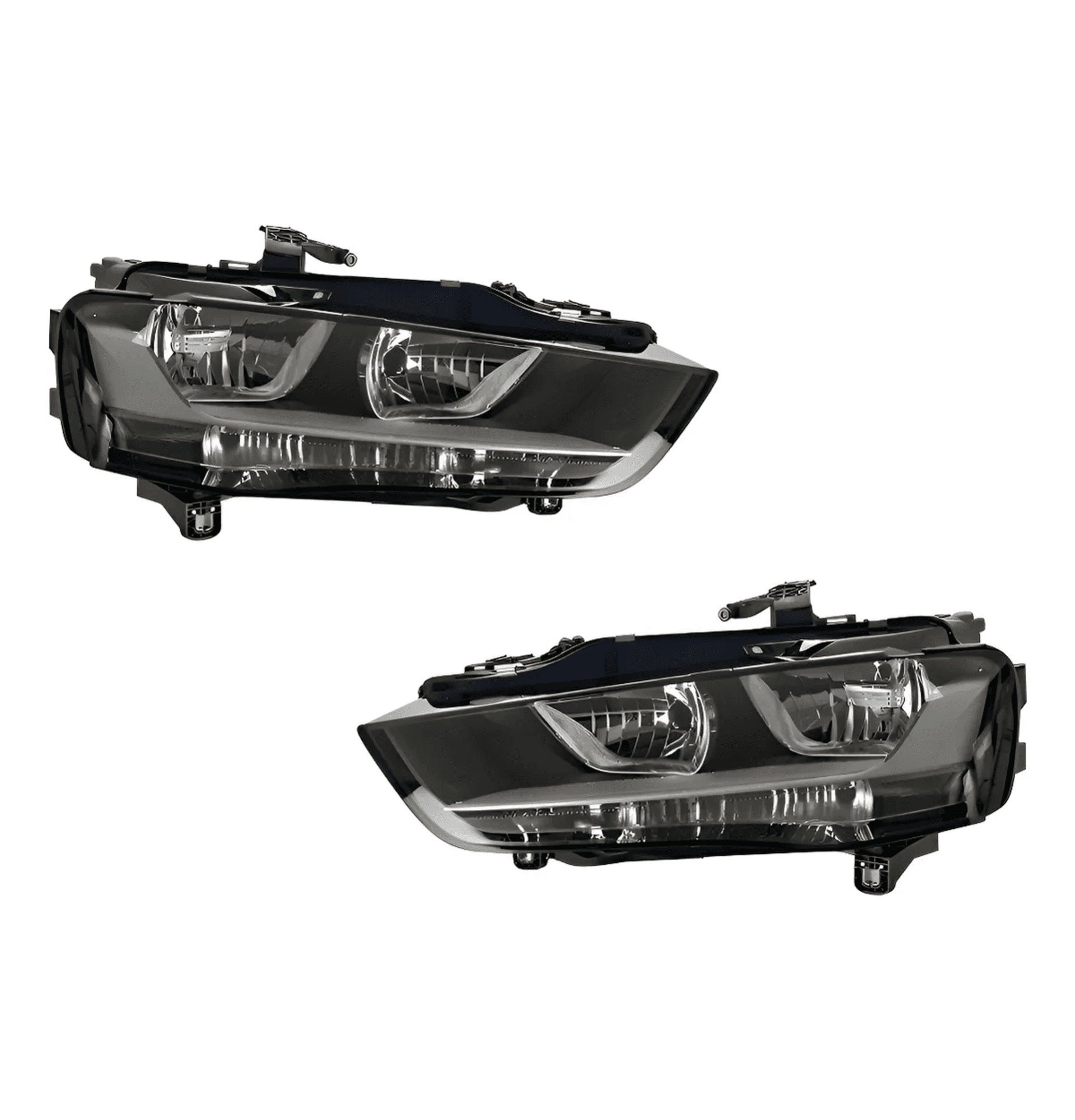 Faro Derecho Audi A4 2013-2016 Electrico Con Motor Para Foco Halogeno Depo