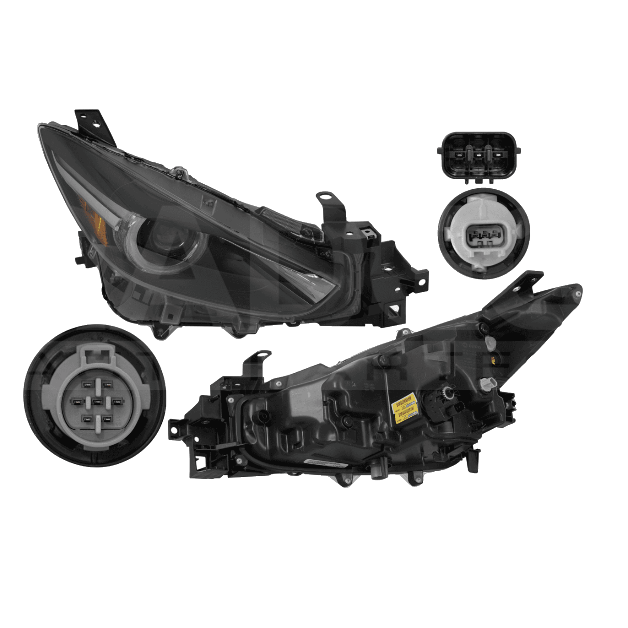 Faro Derecho Mazda 3 S Grand Touring 2017-2018 Con Leds Depo