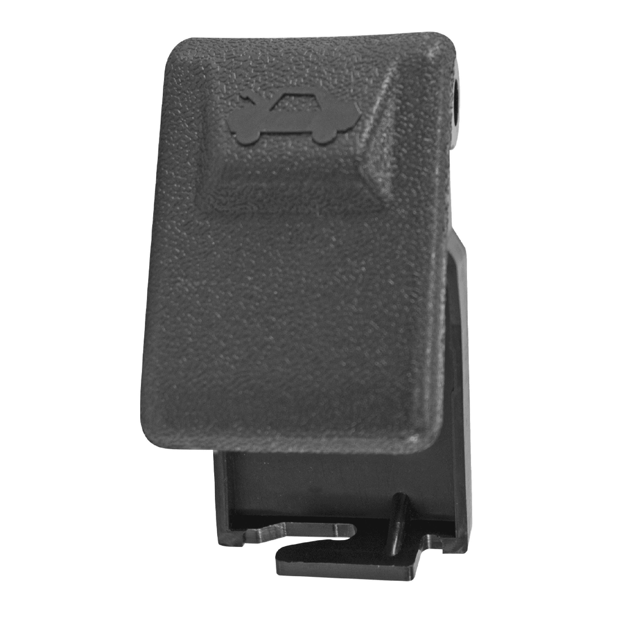 Manija Interior De Cofre Hyundai Elantra 2001-2006 Corrugada Negra Plastico Apertura Delantera Manijauto