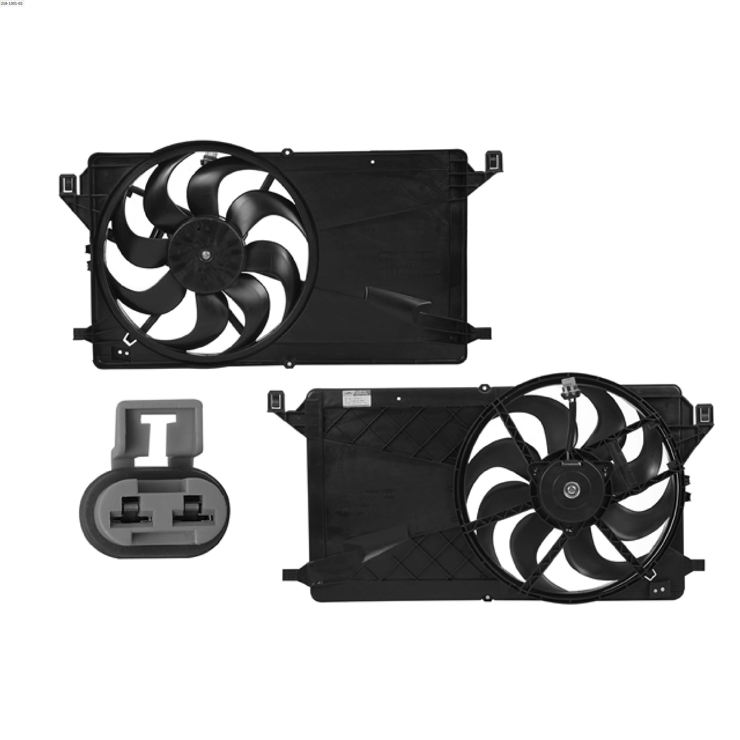 Motoventilador 2 Pin Mazda 3 2.0L / 2.3L 2004-2009