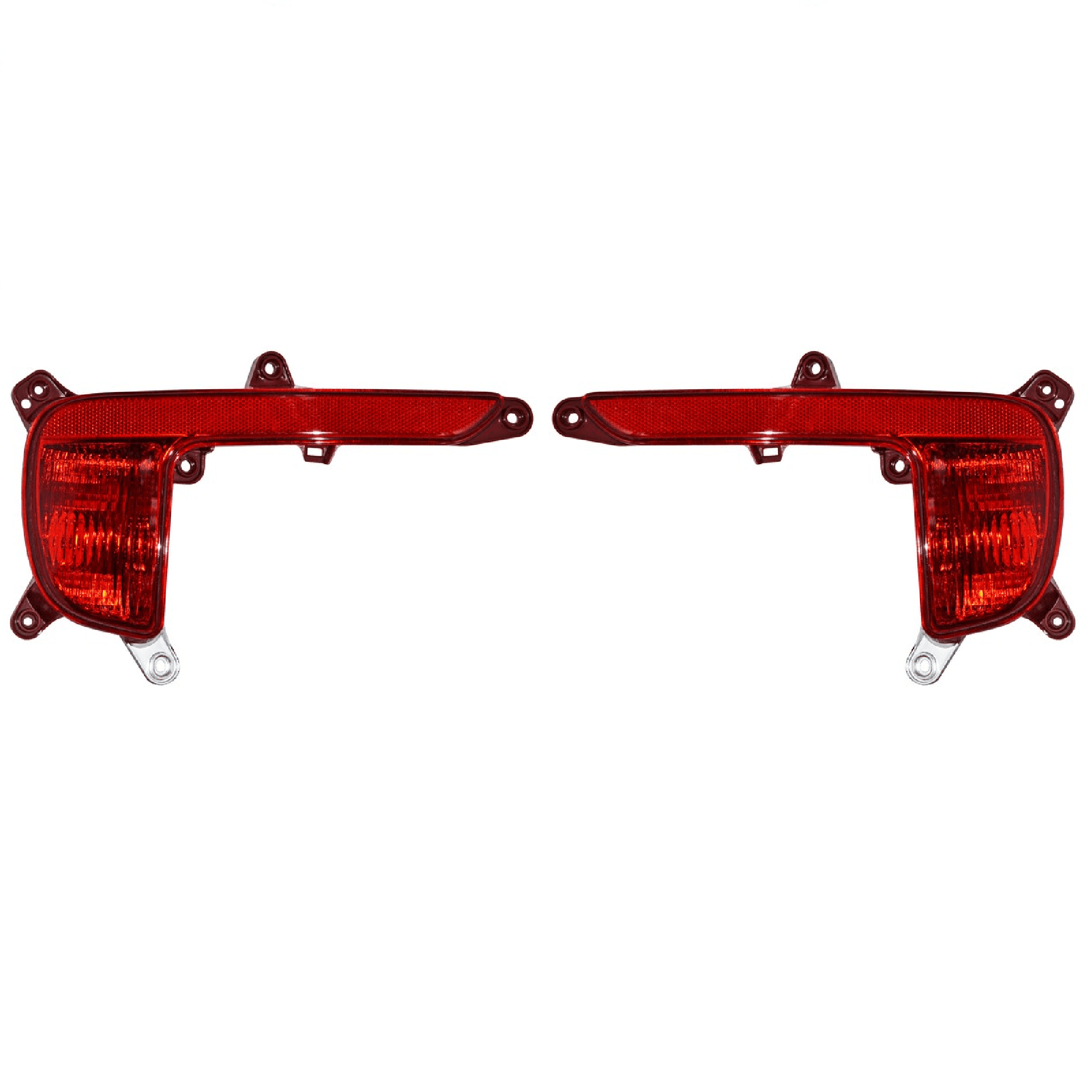 Par Cuartos Trasera P/Kia Rio 2016-2017 hatchback/ Usa Type 2012-2016 Relfejante