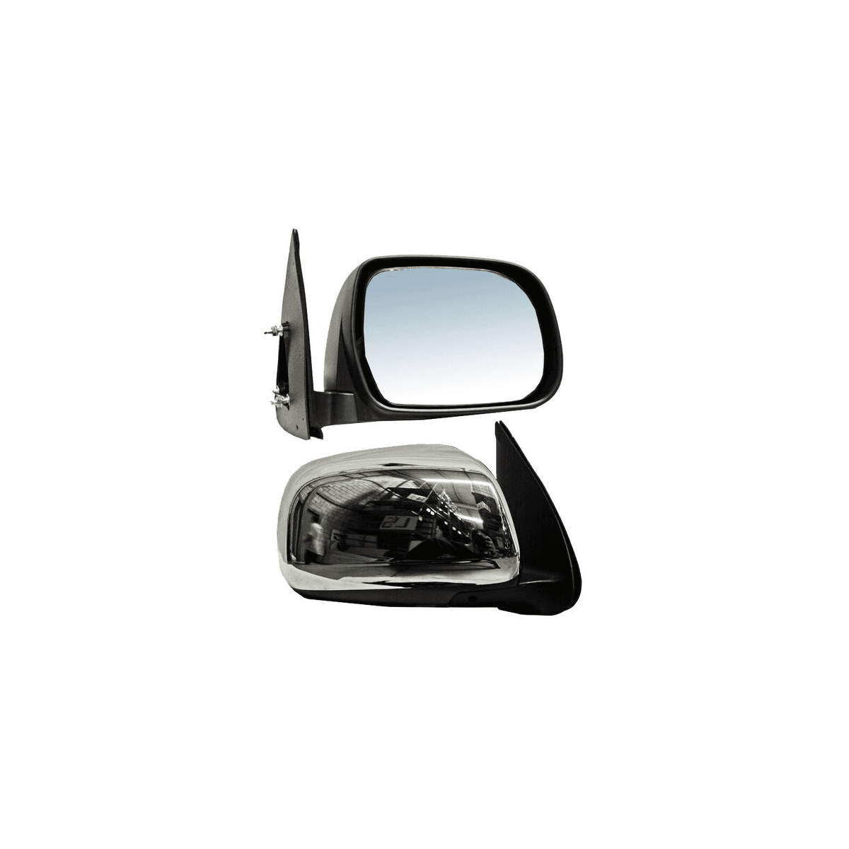 Espejo Toyota Hilux 2005-2011 Electrico Cromo Liso Derecho