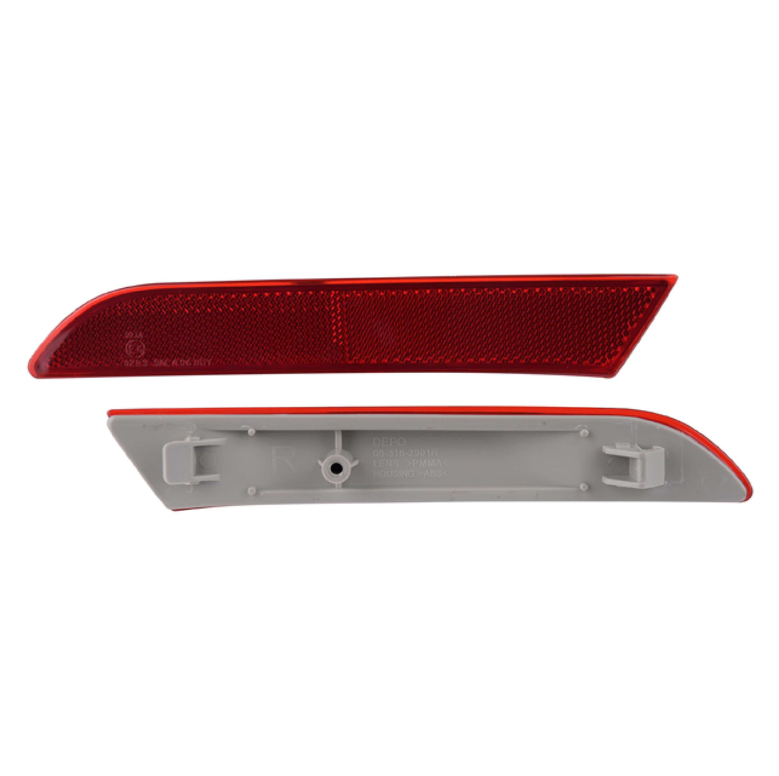 Cuarto Reflejante Interior Trasero Derecho Mazda Cx7 2010-2012 Depo