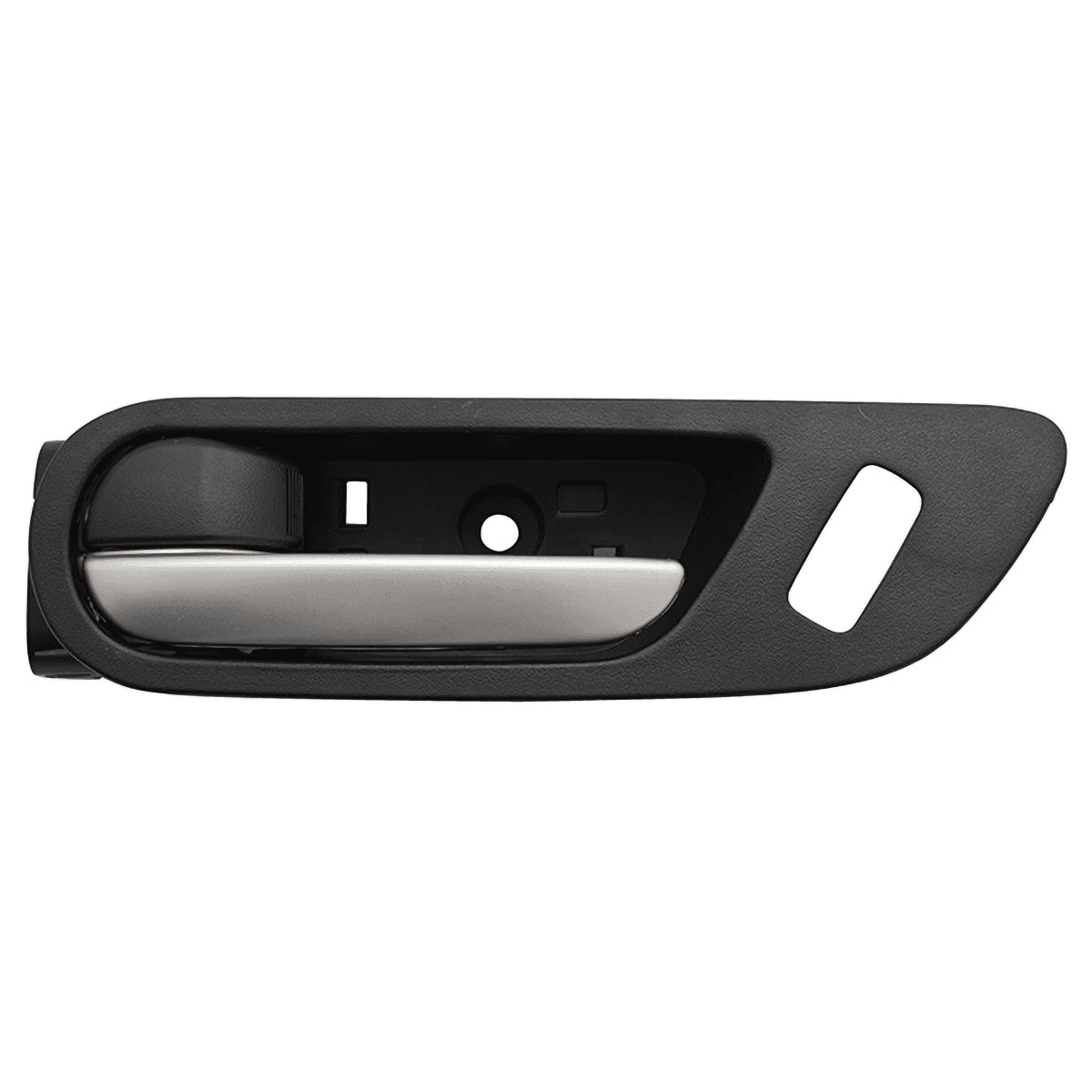 Manija Interior Mazda 3 2010-2013 Con Hoyo Para Seguro Negro/Plata Plastico Izquierdo Delantera Hushan