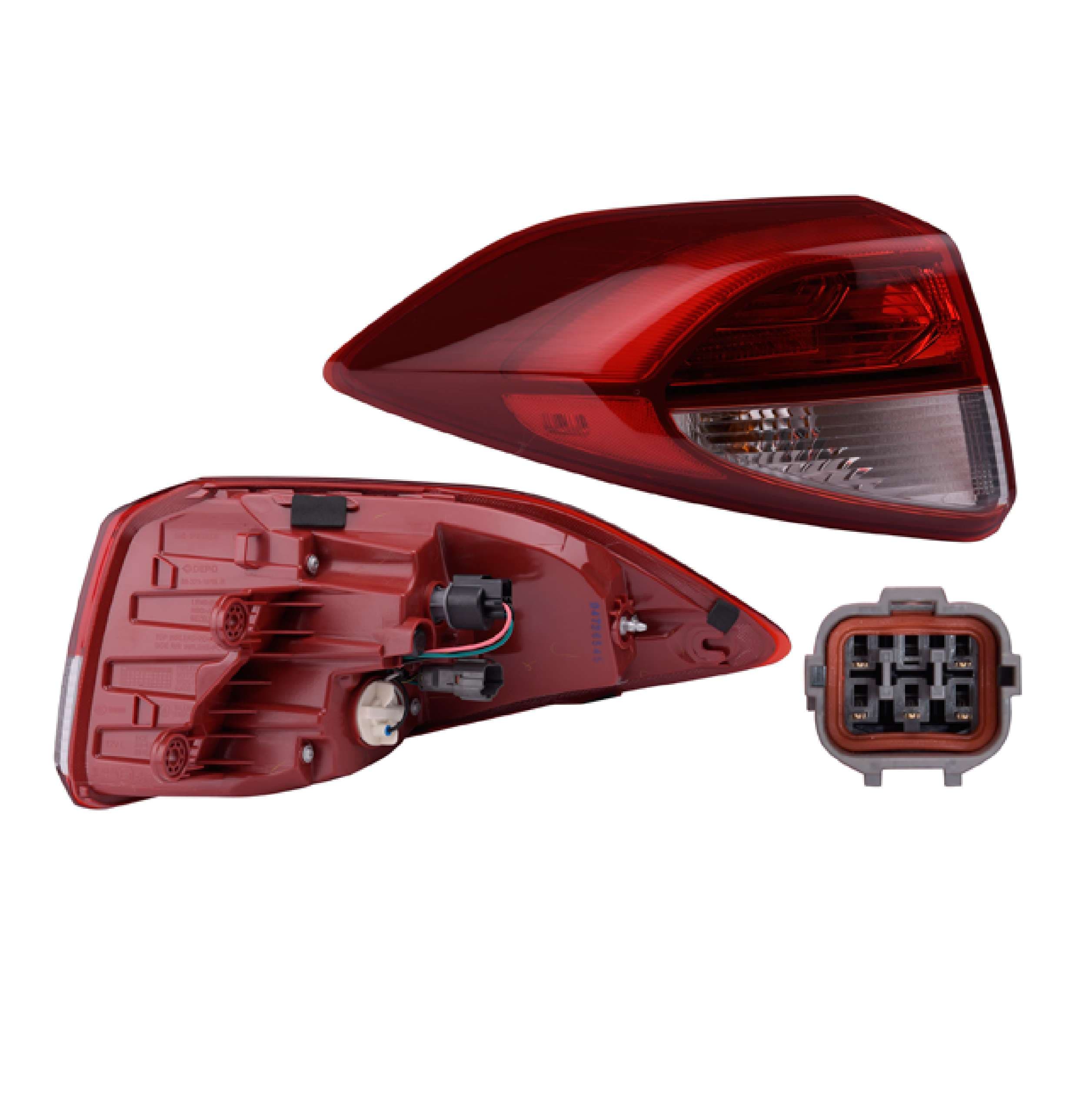 Calavera Exterior Led P/Hyundai Tucson 2016-2018 Depo Izquierda