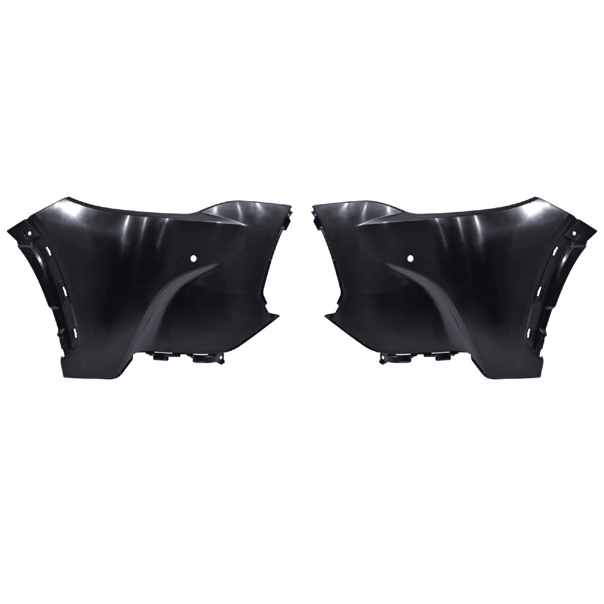 Par Alerones Delanteros Toyota Corolla Cross 2022-2023 Con hoyo Para Sensor