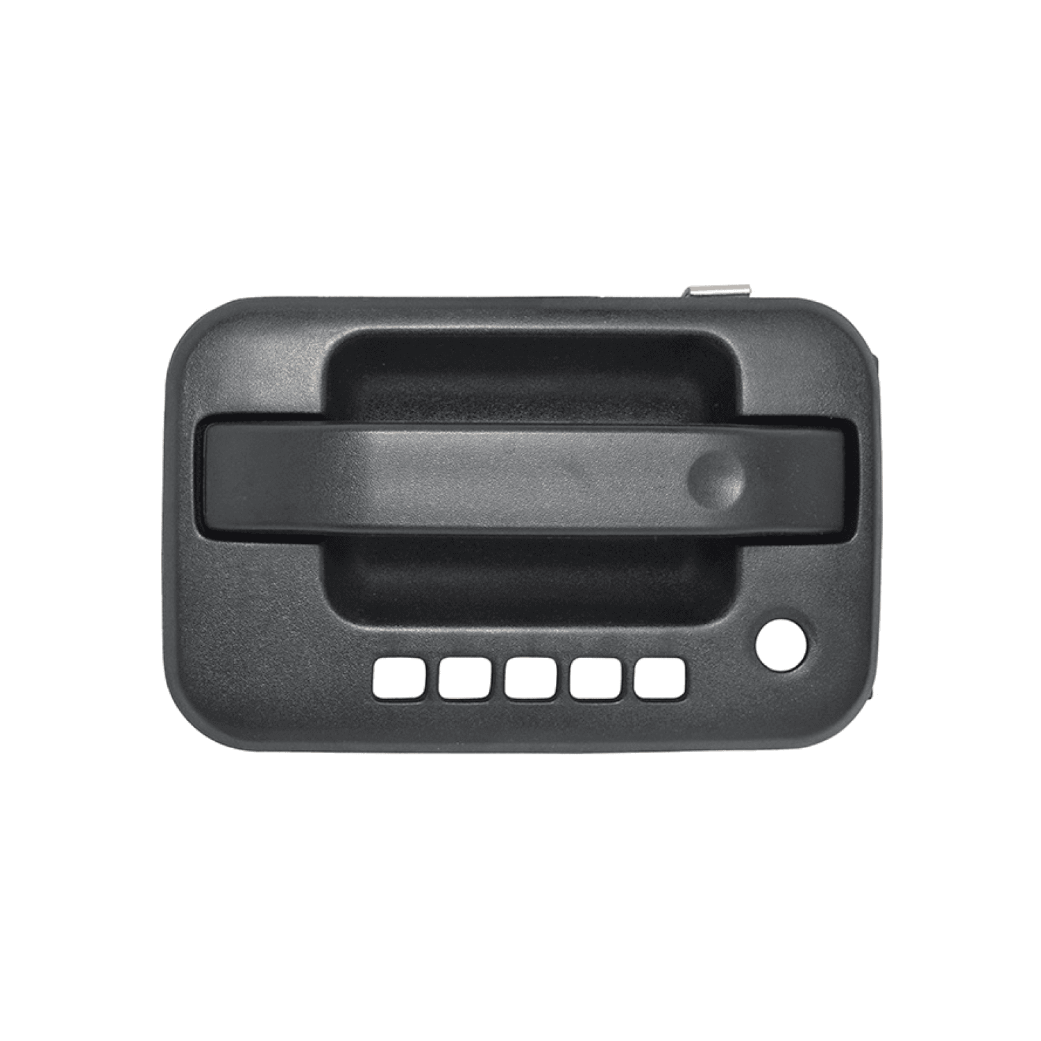 Manija Exterior Ford F-150/F-250 2009-2014 Con Hoyos Para Llave Y Codigo Corrugada Negra Izquierdo Delantera Hushan