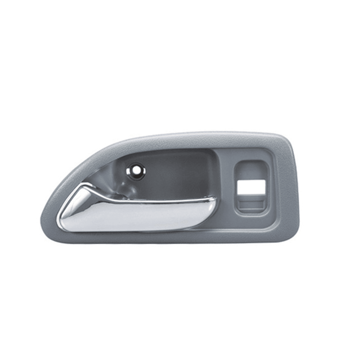 Manija Interior Honda Accord 4P Sedan 1994-1997 Con Hoyo Para Seguro Gris Claro/Cromado Plastico Izquierdo Delantera Hushan