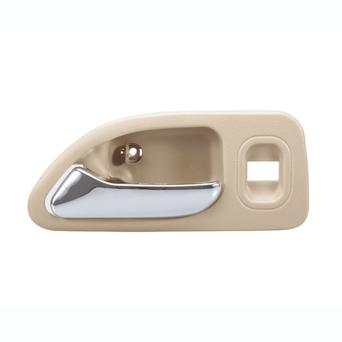 Manija Interior Honda Accord 4P Sedan 1994-1997 Con Hoyo Para Cristal Beige/Cromada Plastico Izquierdo Trasera Hushan