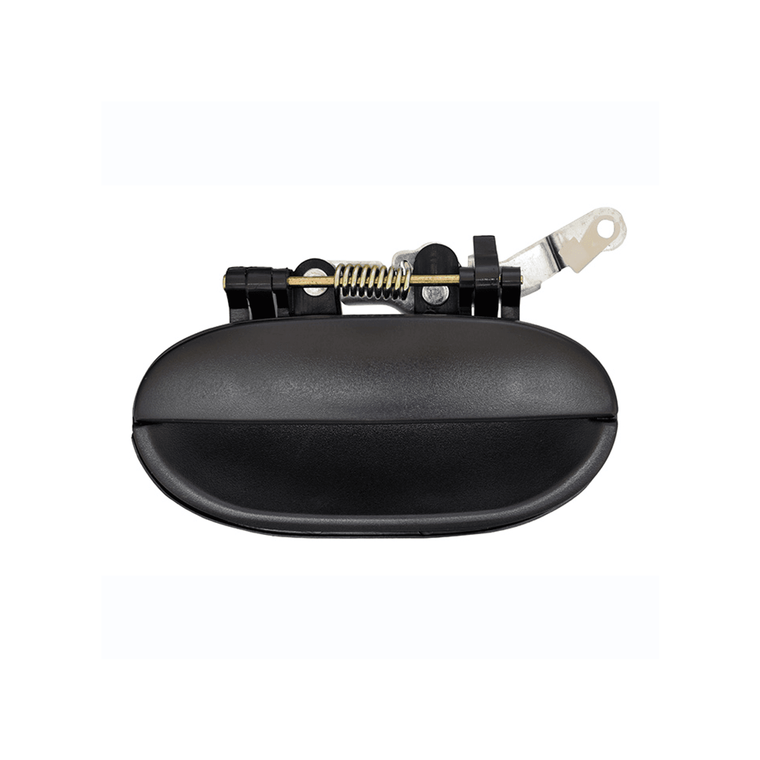 Manija Exterior Hyundai Accent 1995-1999 Corrugada Negra Plastico Izquierdo Trasera Hushan