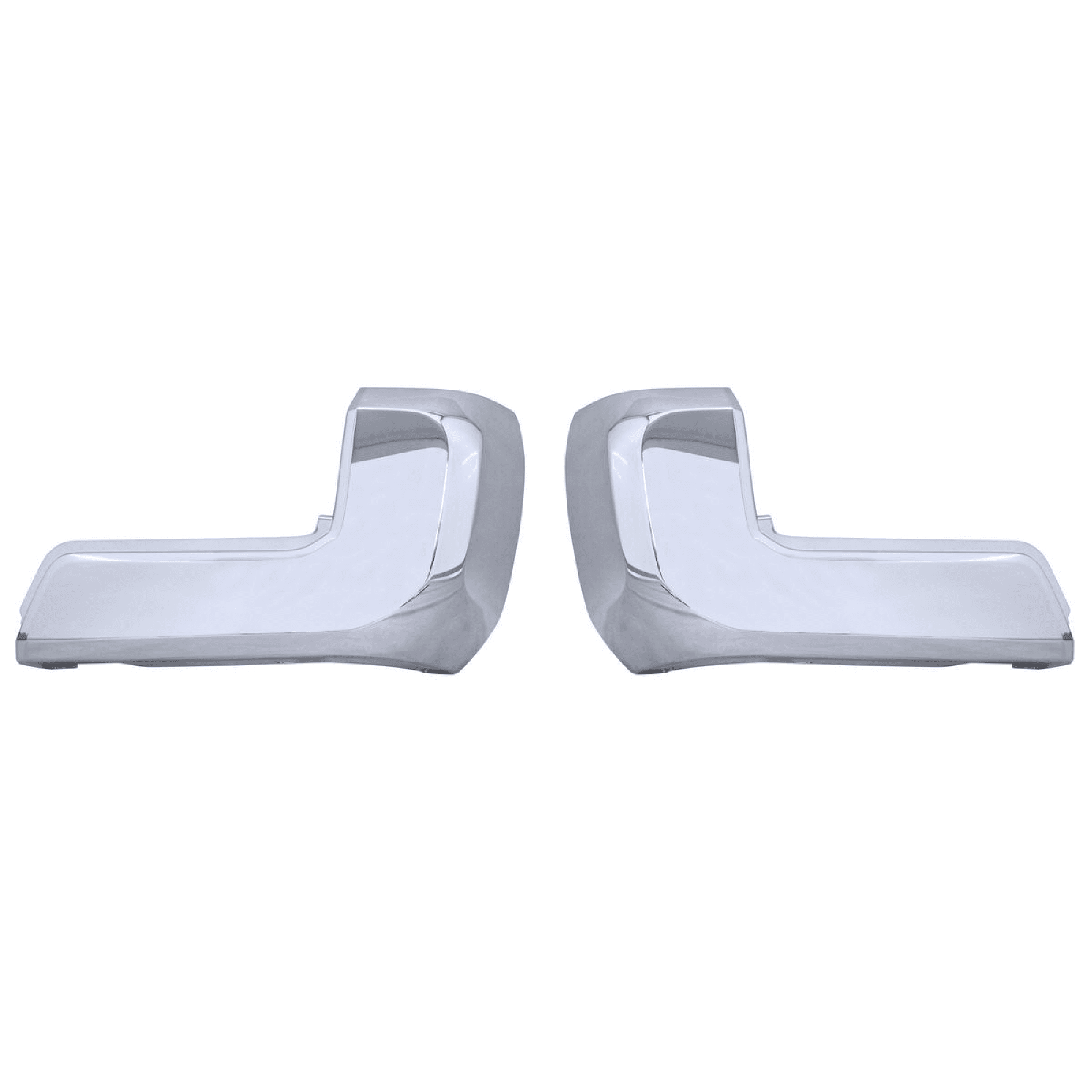 Par Alerones Traseros Toyota Tacoma 2016-2018 Cromada Sin hoyo Para Sensor