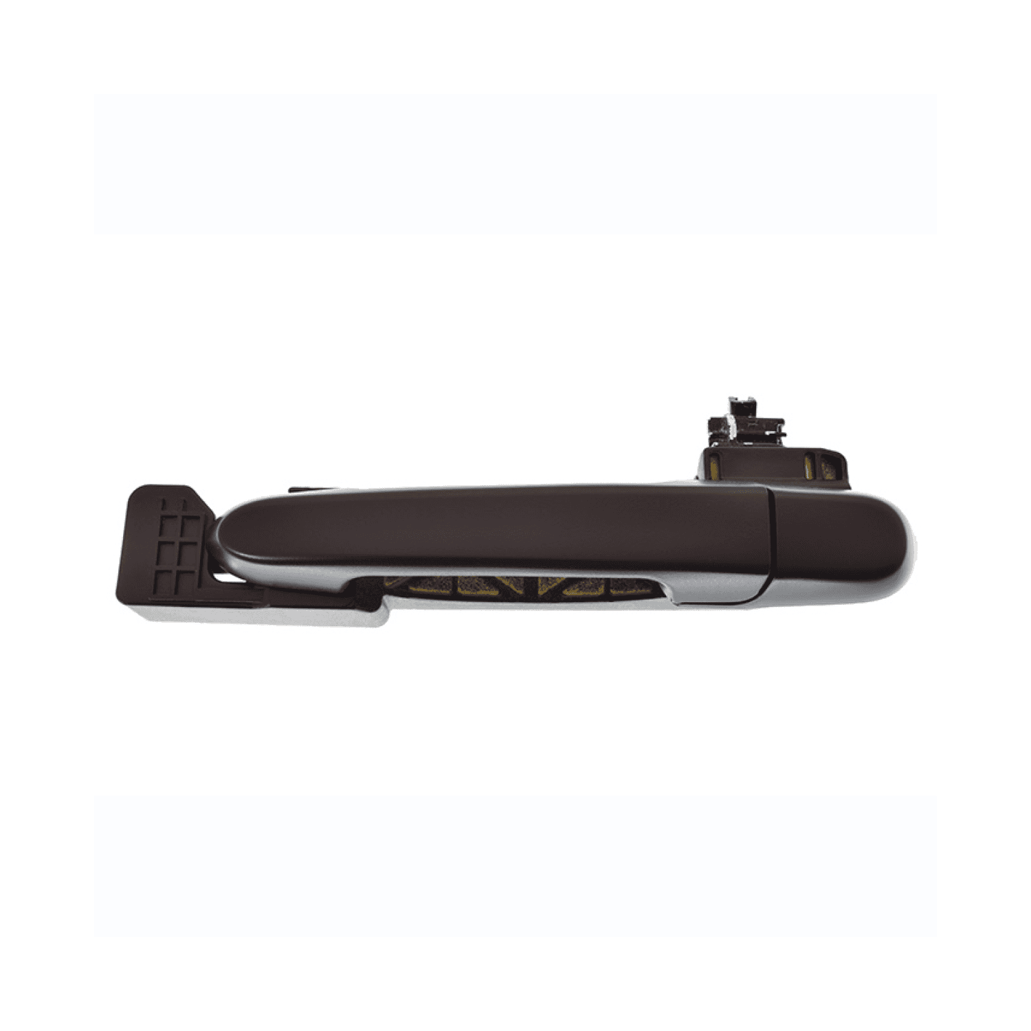 Manija Exterior Dodge Attitude 2006-2011 Con Base Corrugada Negra Plastico Izquierdo Trasera Hushan