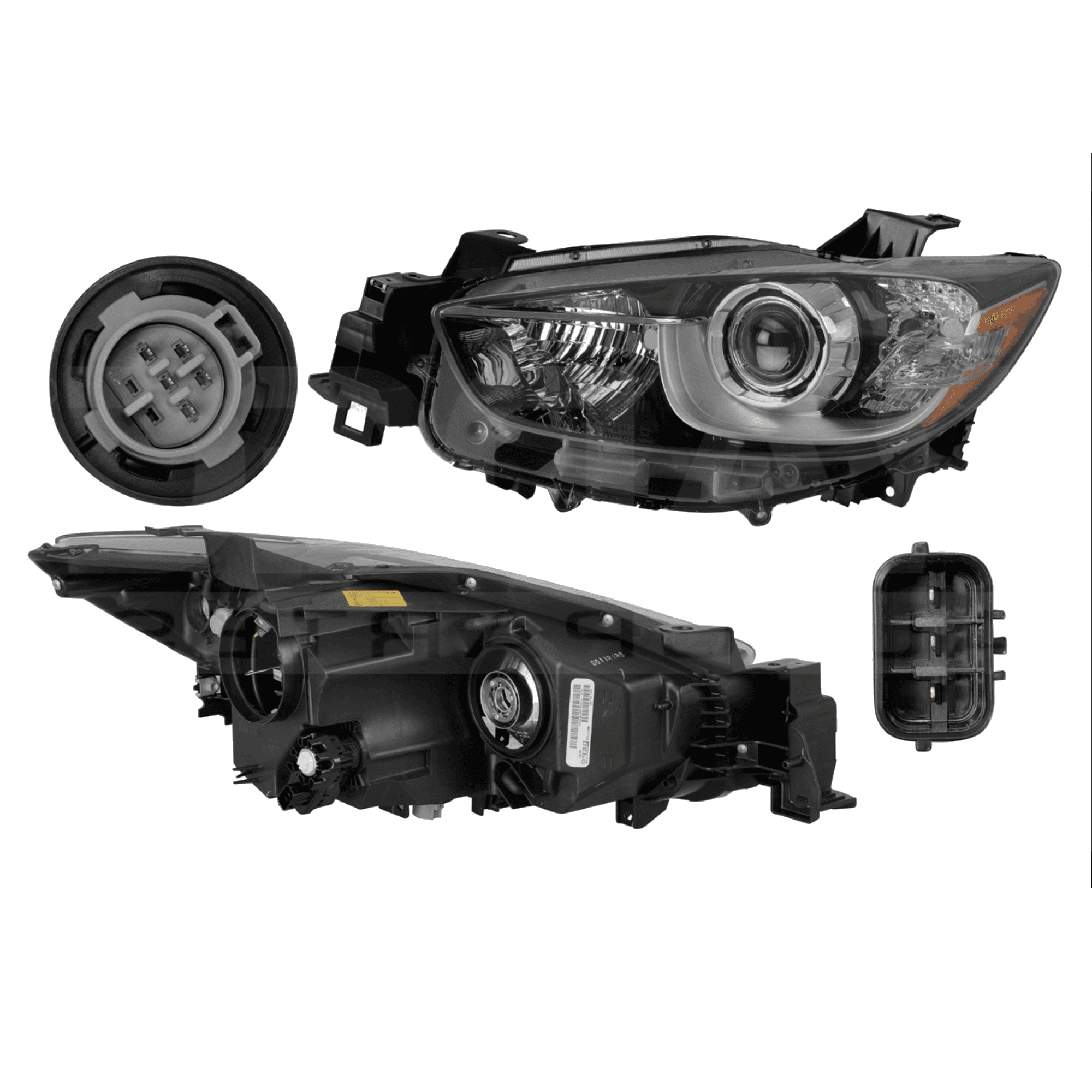 Faro Izquierdo Mazda Cx-5 S Grand Touring 2013-2016 Para Foco Xenon Depo