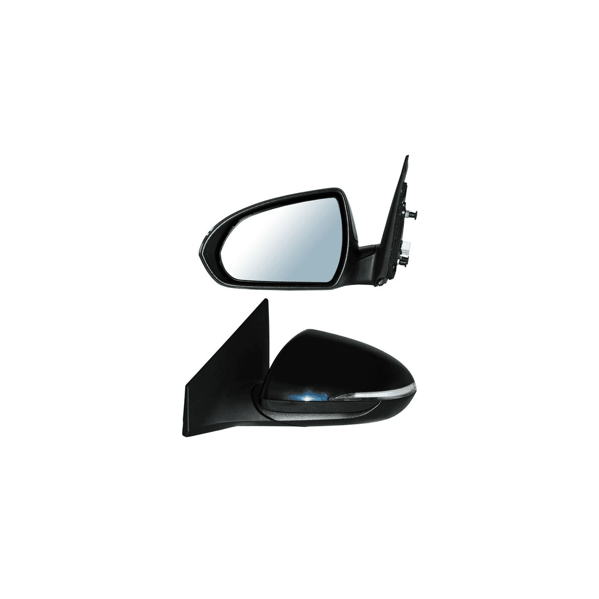 Espejo Para Hyundai Elantra 2017-2018 Electrico Con Direccional Con Sensor Punto Ciego Con Desempañante 12 Pines Izquierdo