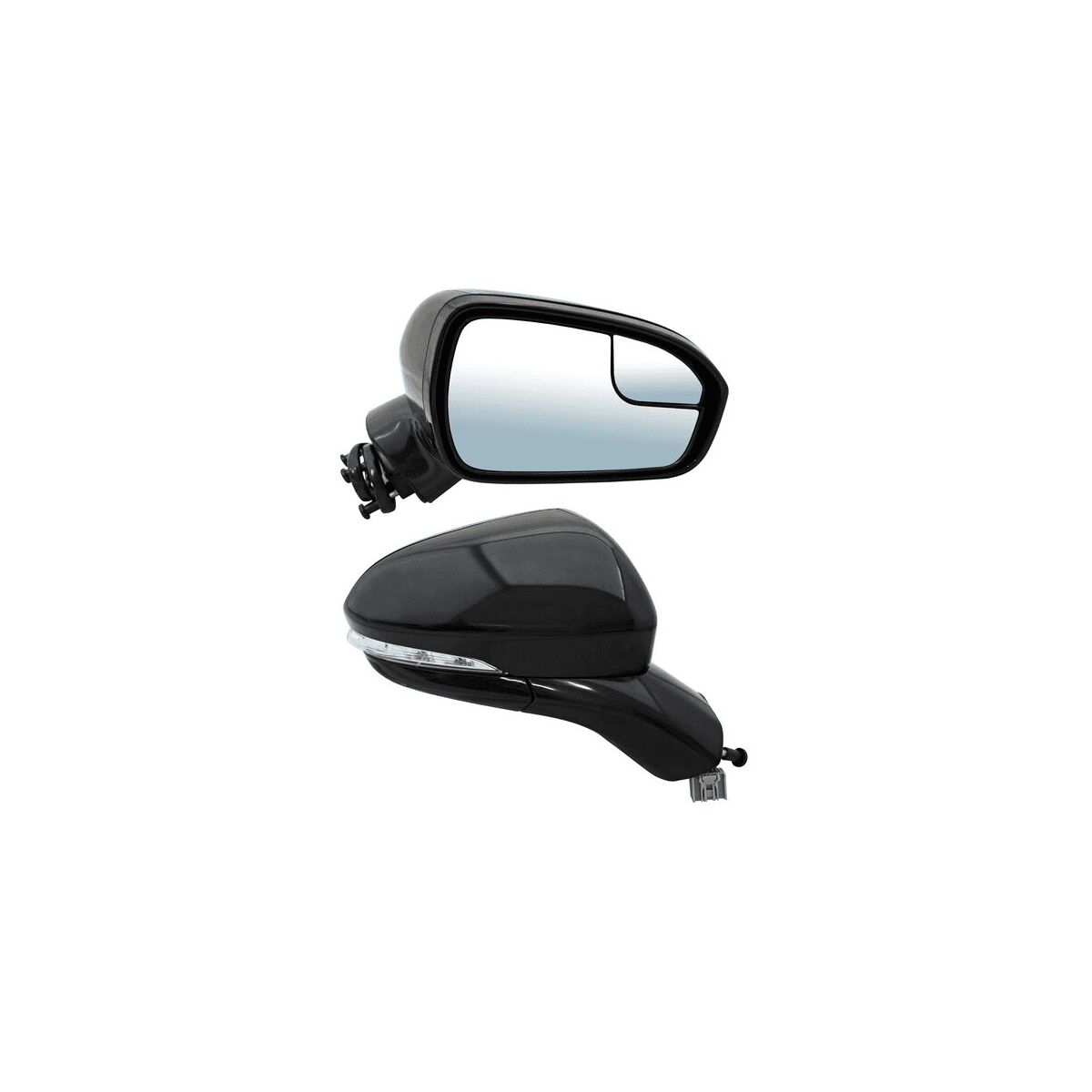 Espejo Ford Fusion 2013-2017 Electrico Con Desempañante Con Direccional Con Memoria Con Luz Inferior Para Pintar Con Punto Ciego 11 Pines Derecho