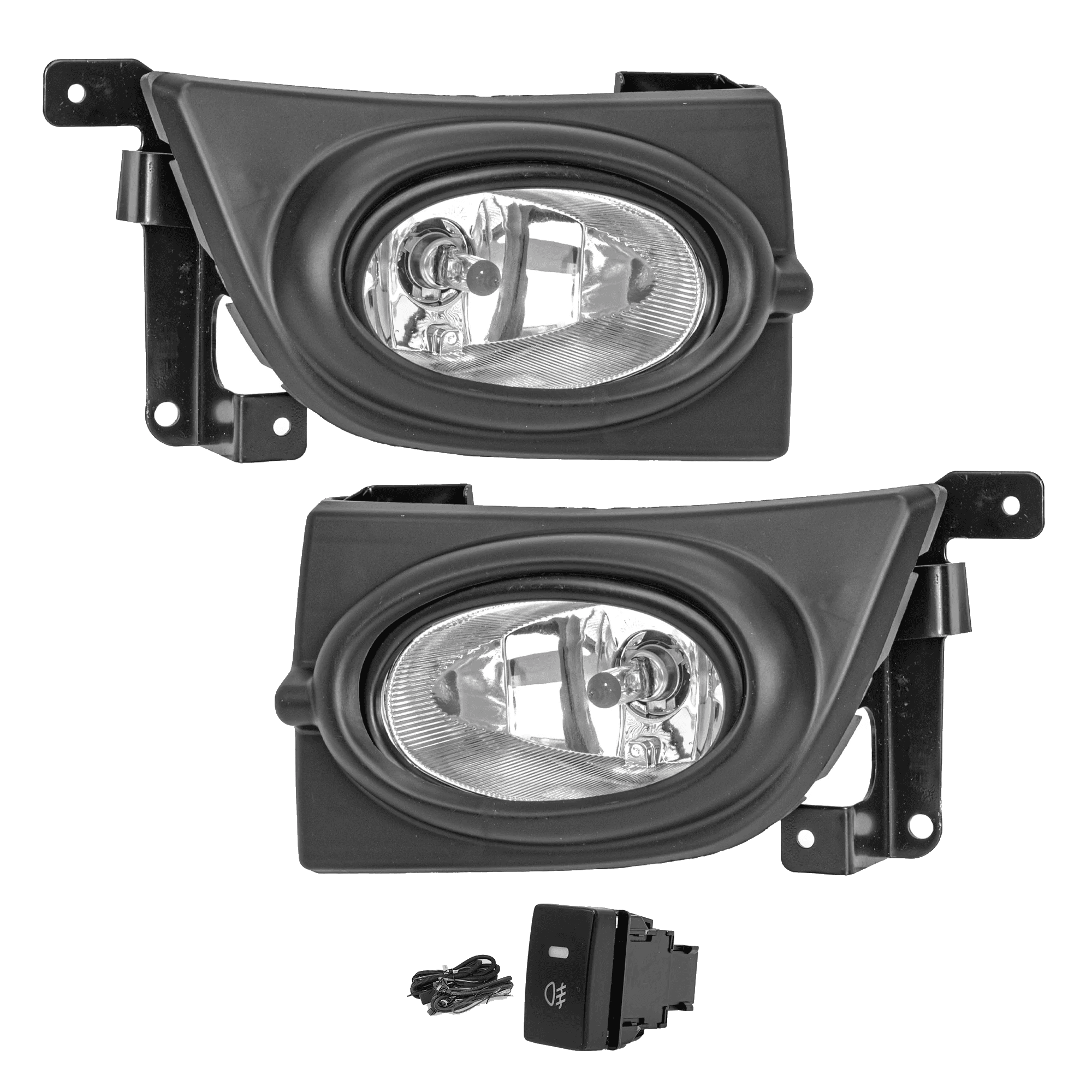 Kit faros niebla Honda Civic 4puertas 2006-2008 KIT con arnes y switch con foco