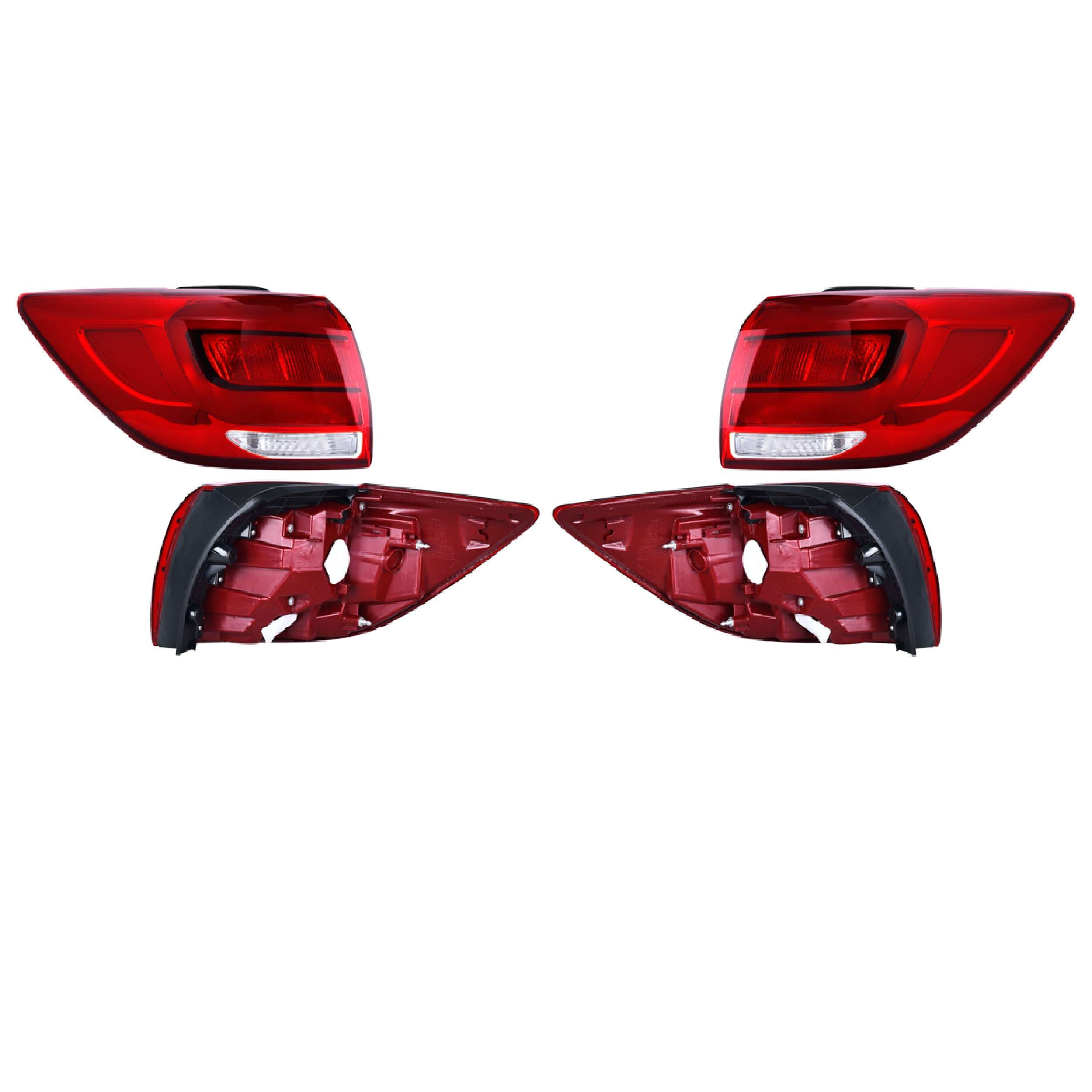 Par Calaveras Exteriores Para Kia Sportage 2015-2016 Depo