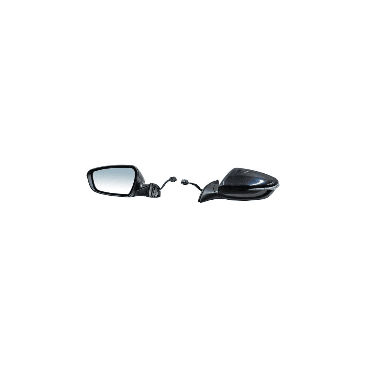 Espejo Para Kia Forte 2016-2018/ Usa Type 2014-2016 Electrico Con Desempañante Con Direccional Con Luz Inferior Autoabatible Para Pintar 10 Pines Izquierdo