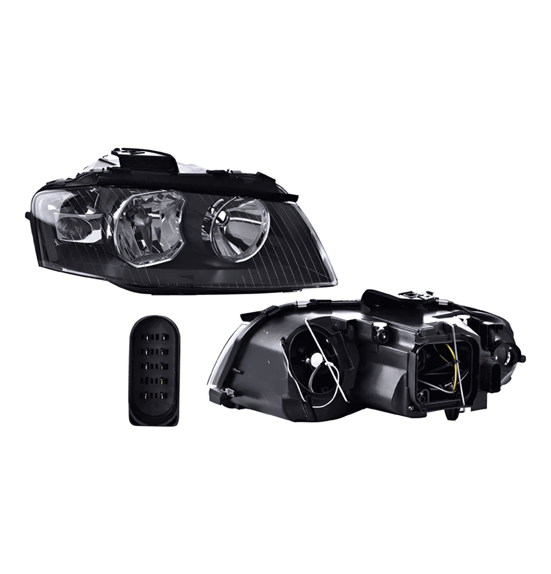 Faro Derecho Audi A3 2001-2003 Manual/Electrico Para Foco Halogeno Depo