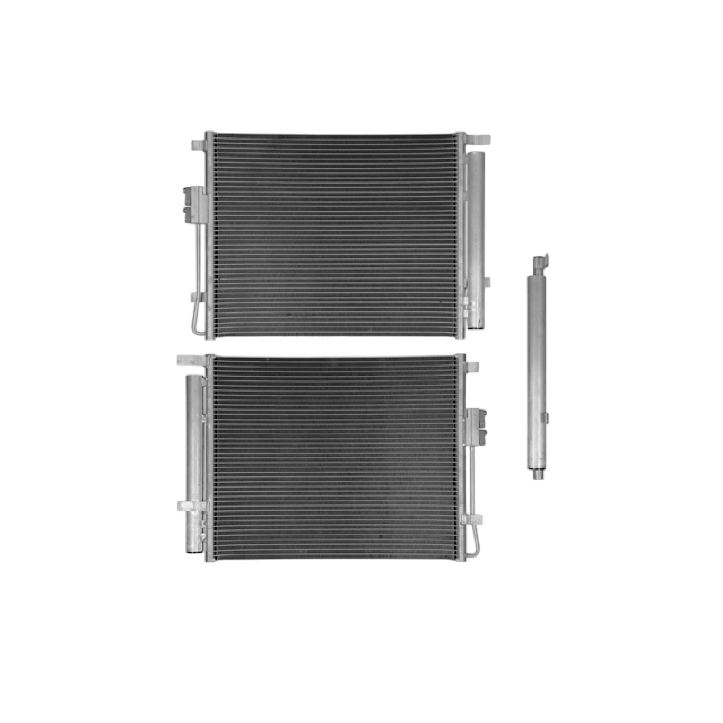 Condensador Con Desidratador P/Hyundai Santa Fe 2.0 Aut 2013-2018