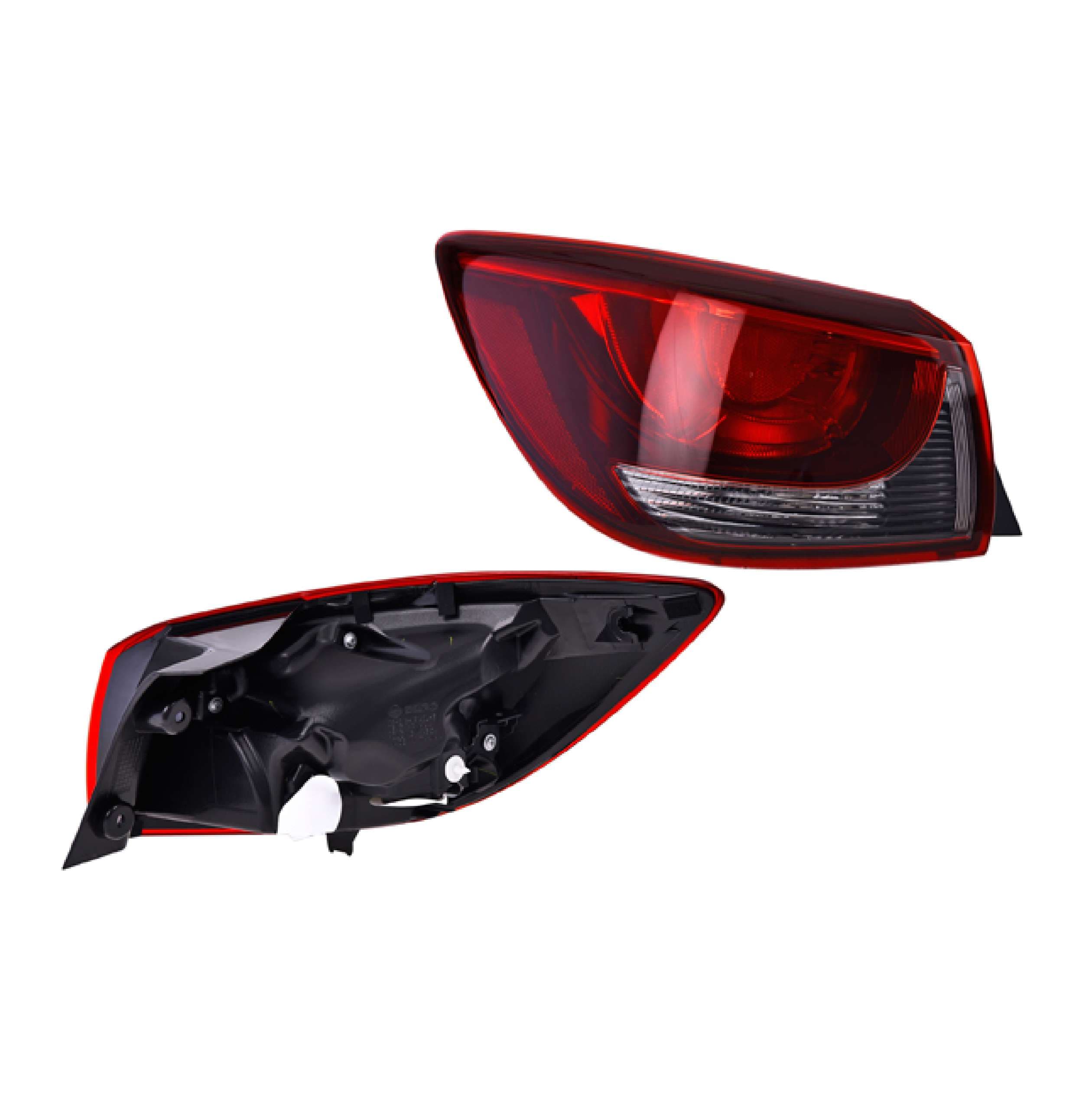 Calavera Exterior Para 2 Focos Mazda 2 H-Back 2016-2019 Depo Izquierda