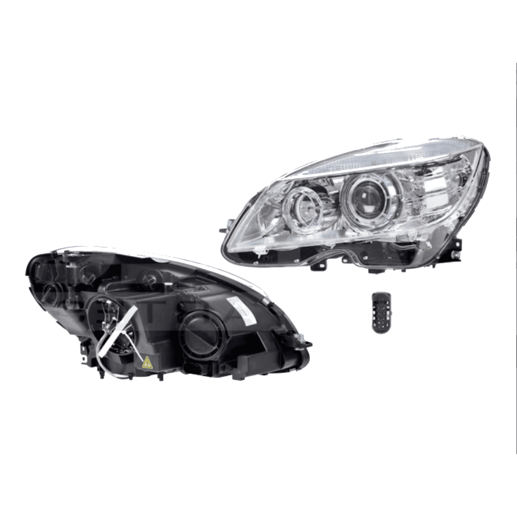 Faro Izquierdo Mercedes Benz Clase C 2008-2011 Para Foco Xenon Tyc