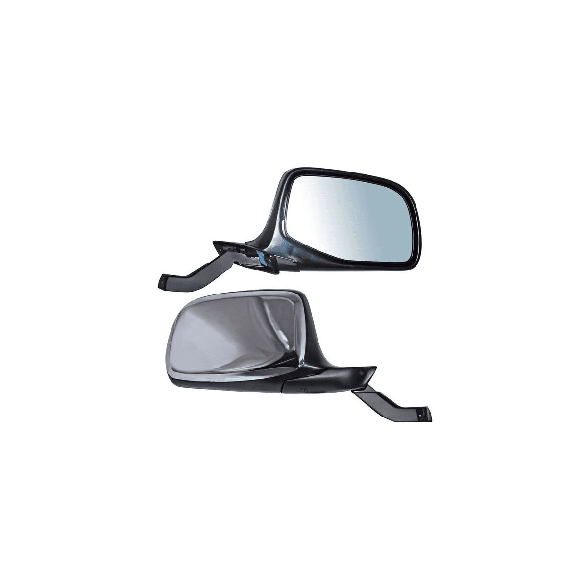 Espejo Ford F150/ F250/ F350/Lightning/ Base/ Xl/ Eddie Bauer/ Xlt 1992-1996 Sin Control Cromo Derecho