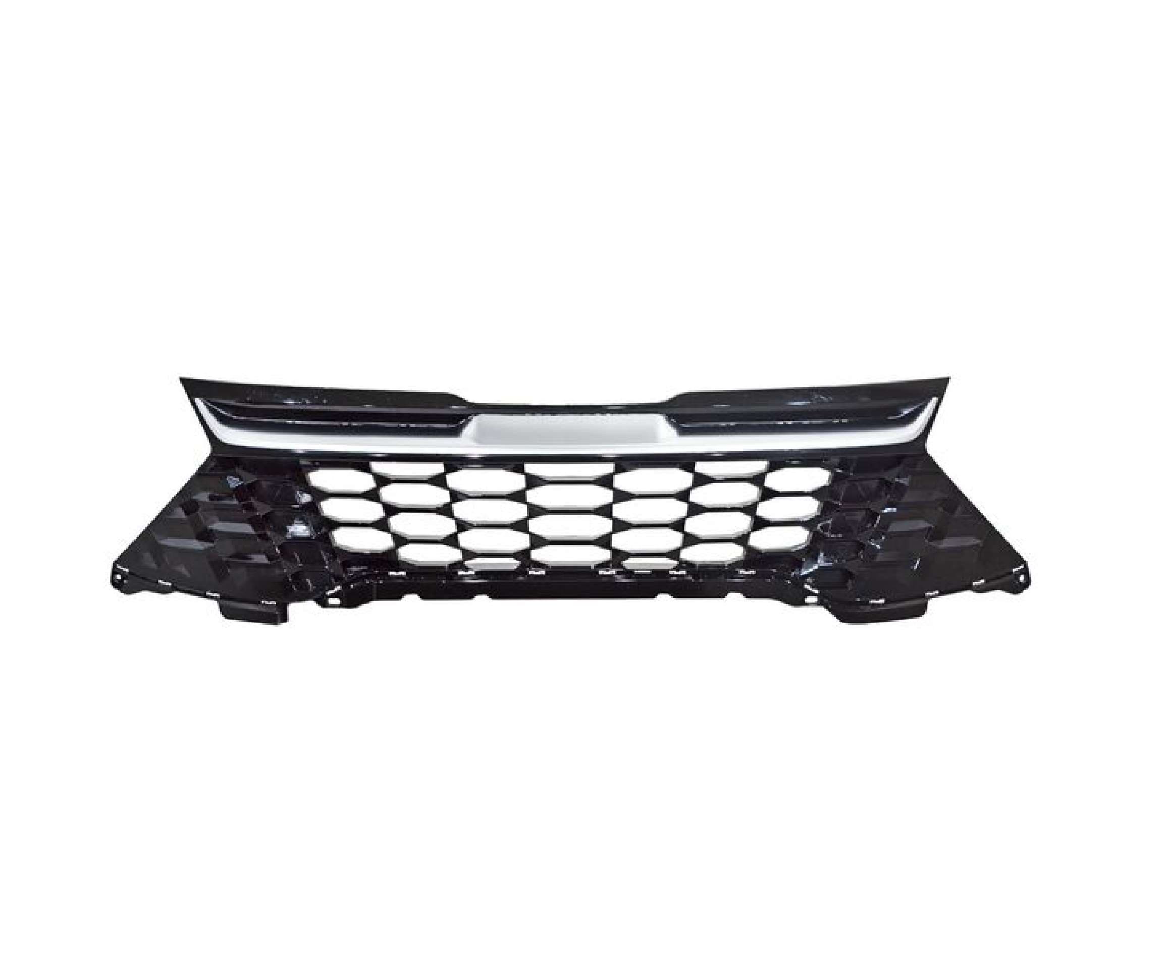 Parrilla Para Kia Sportage 2023-2025 Con Moldura Cromada Sin Hoyo Para Camara Satin