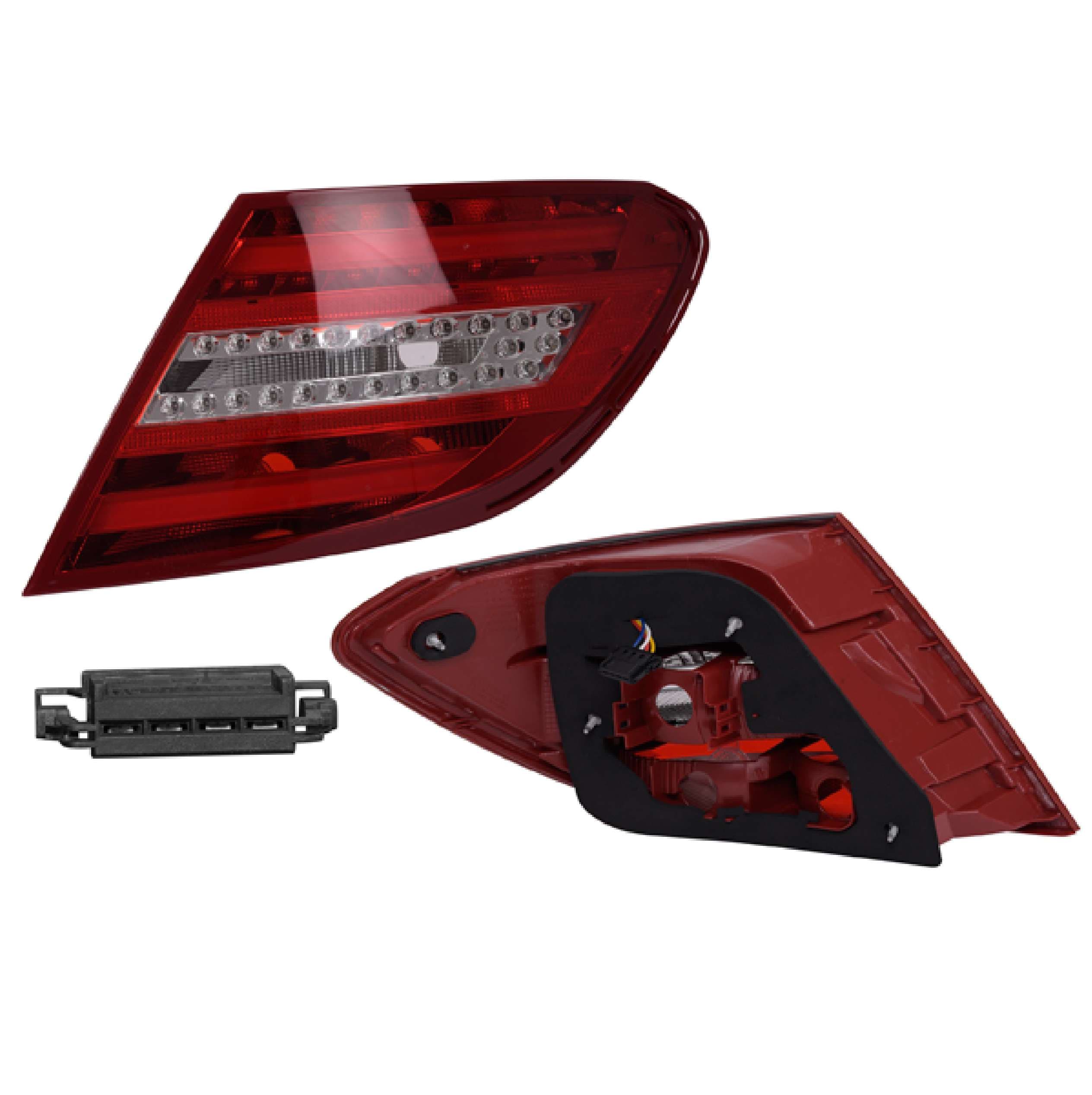 Calavera Led Mercedes Benz Clase C Sedan 2012-2014 Depo Derecha