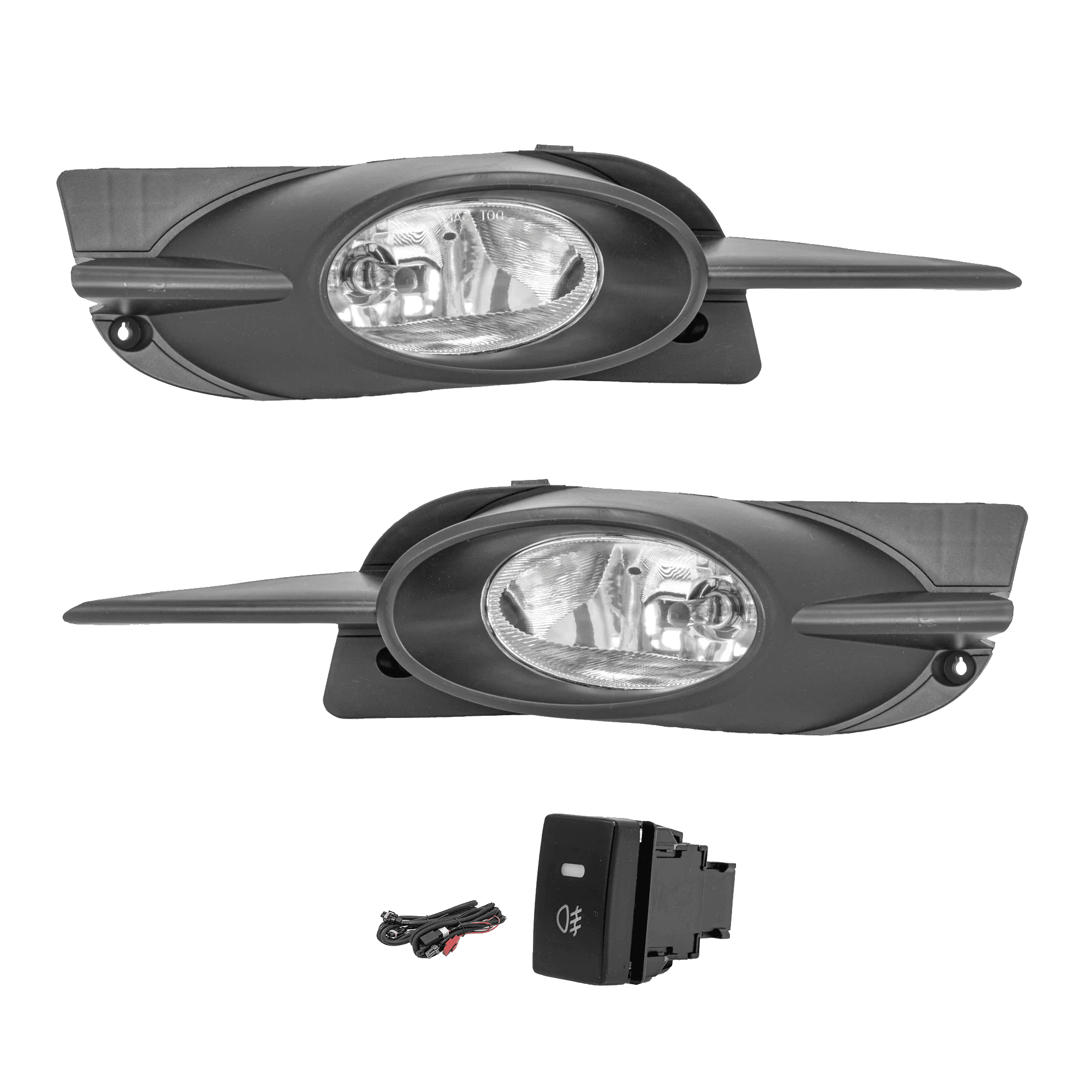 Kit faros niebla Honda Civic 2009-2011 2puertas con arnes switch oem y focos