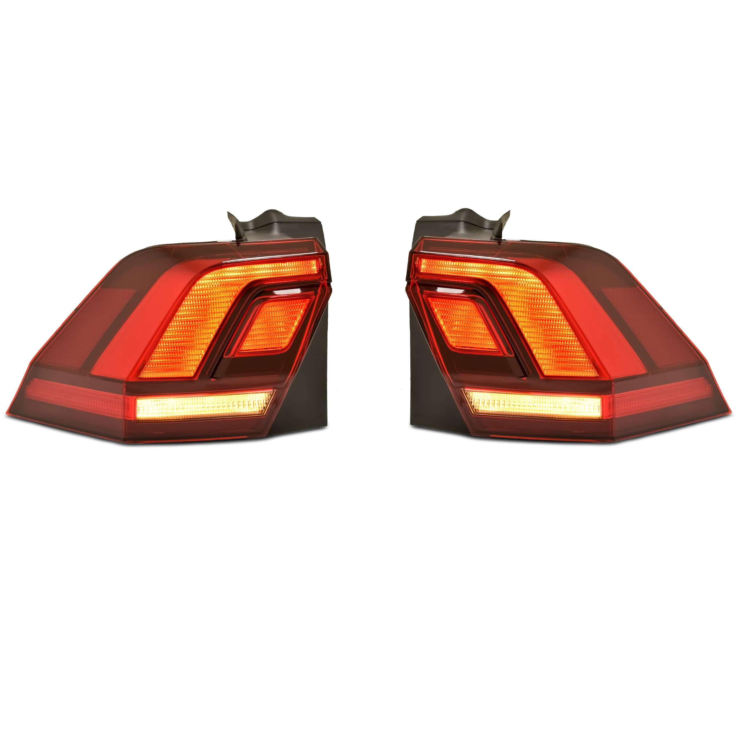 Par Calaveras Exteriores Volkswagen Tiguan 2018-2025 LED