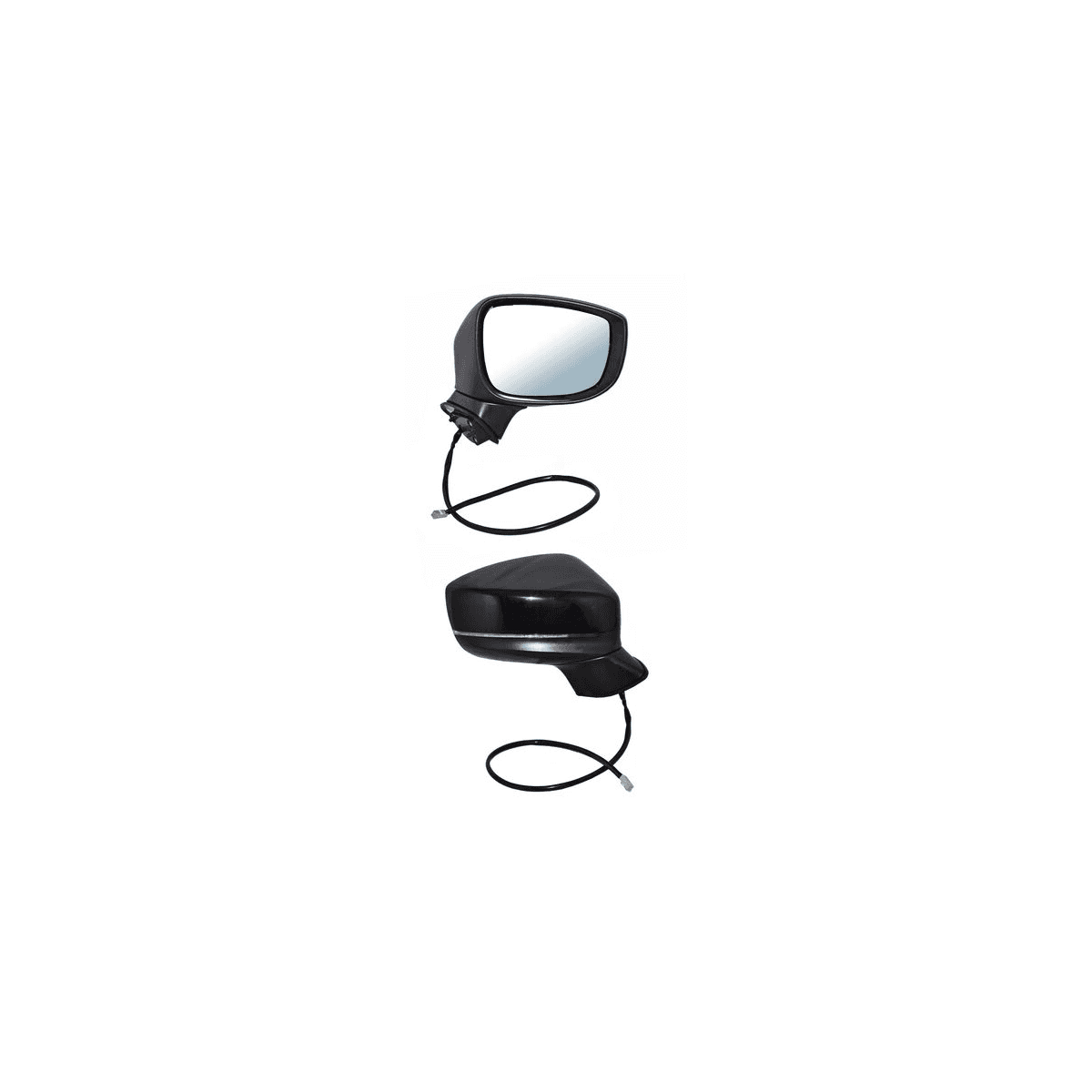 Espejo Mazda Cx5 2018-2025 Electrico P-Pint Con Direccional Con Sensor Punto Ciego Con Desempañante 7 Pines Derecho