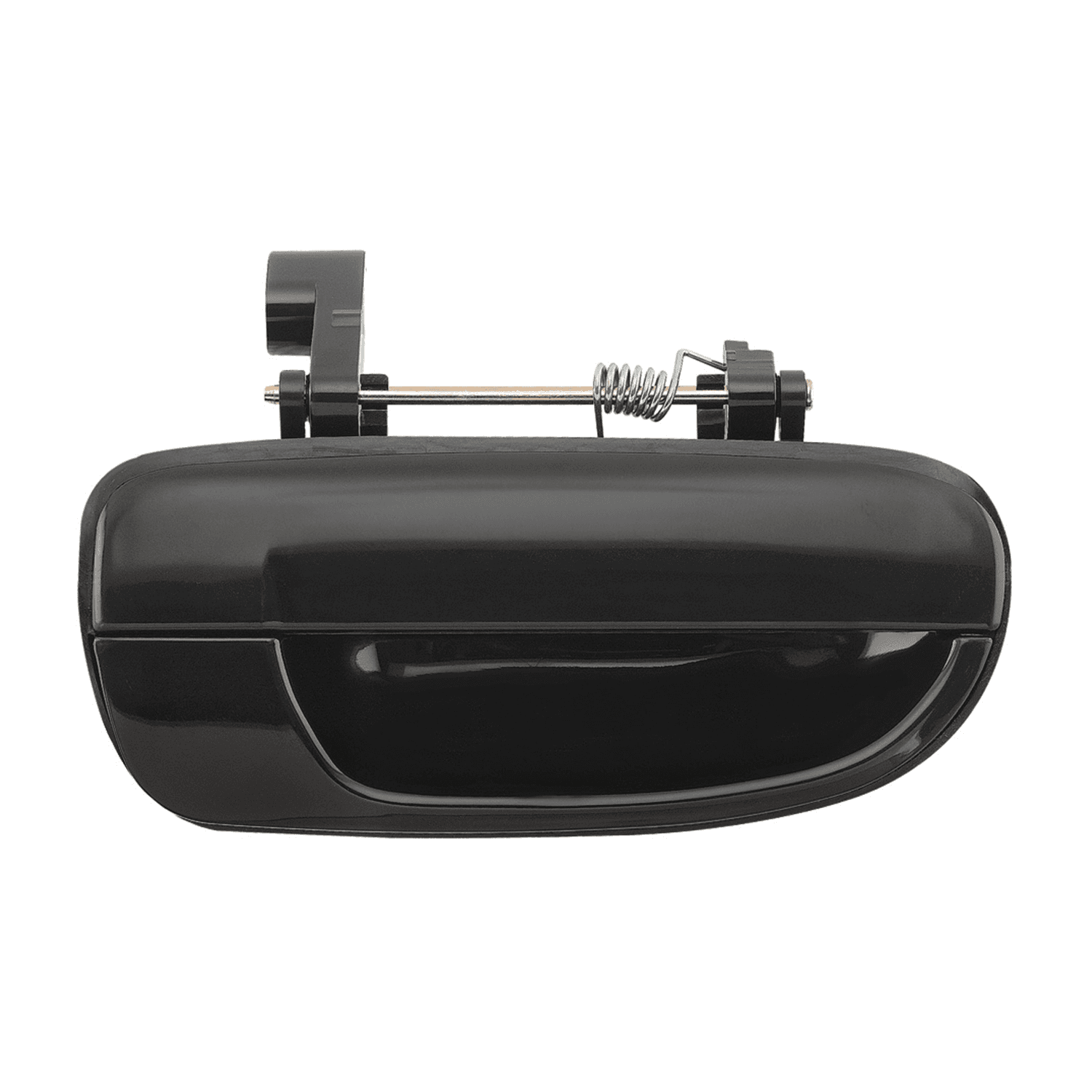 Manija Exterior Hyundai Accent 2000-2006 Lisa Negra Plastico Derecha Trasera Hushan