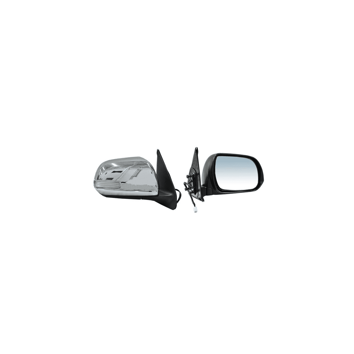 Espejo Toyota Tacoma 2012-2015 Electrico Cromo Con Direccional Derecho