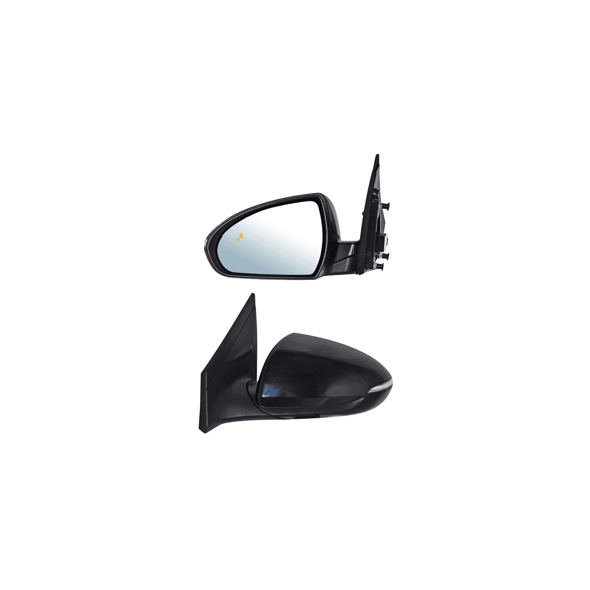 Espejo Para Hyundai Ioniq 2018-2022 Electrico Para Pintar Con Desempañante Con Direccional Con Sensor Punto Ciego 8 Pines Izquierdo