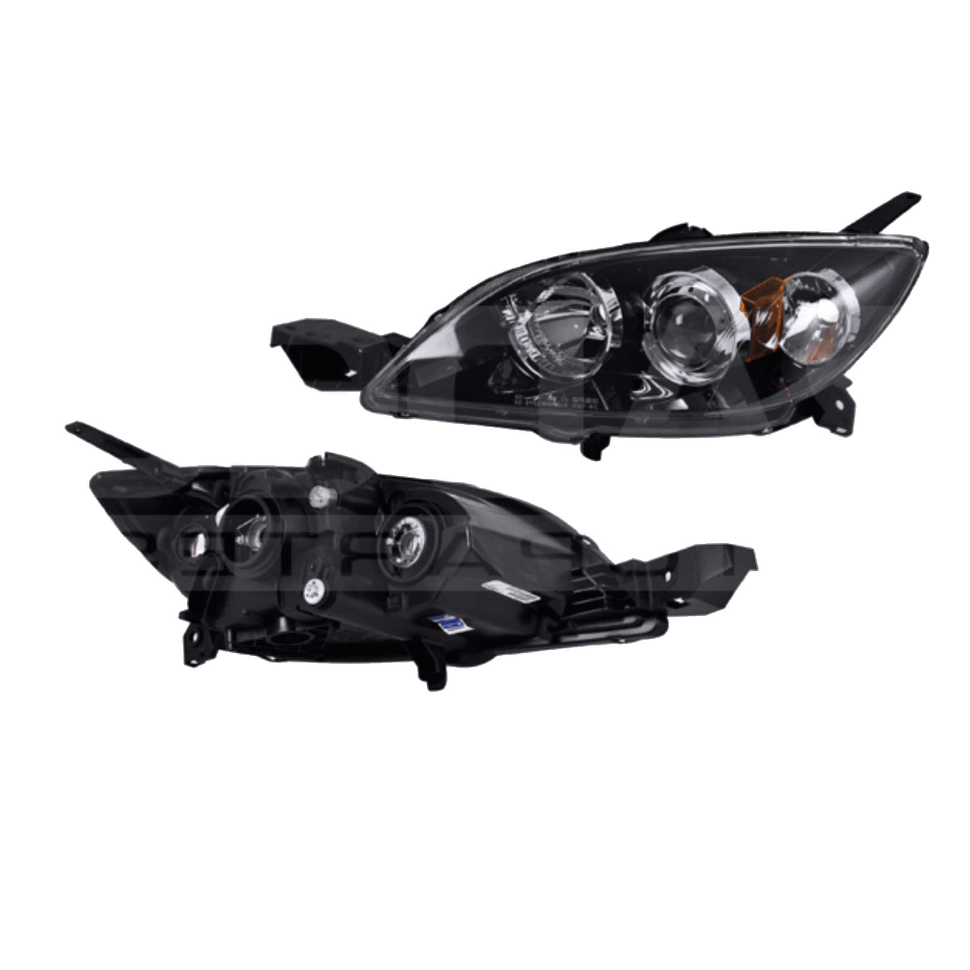 Faro Izquierdo Mazda 3 2004-2009 5 Puertas Para Foco Halogeno Depo