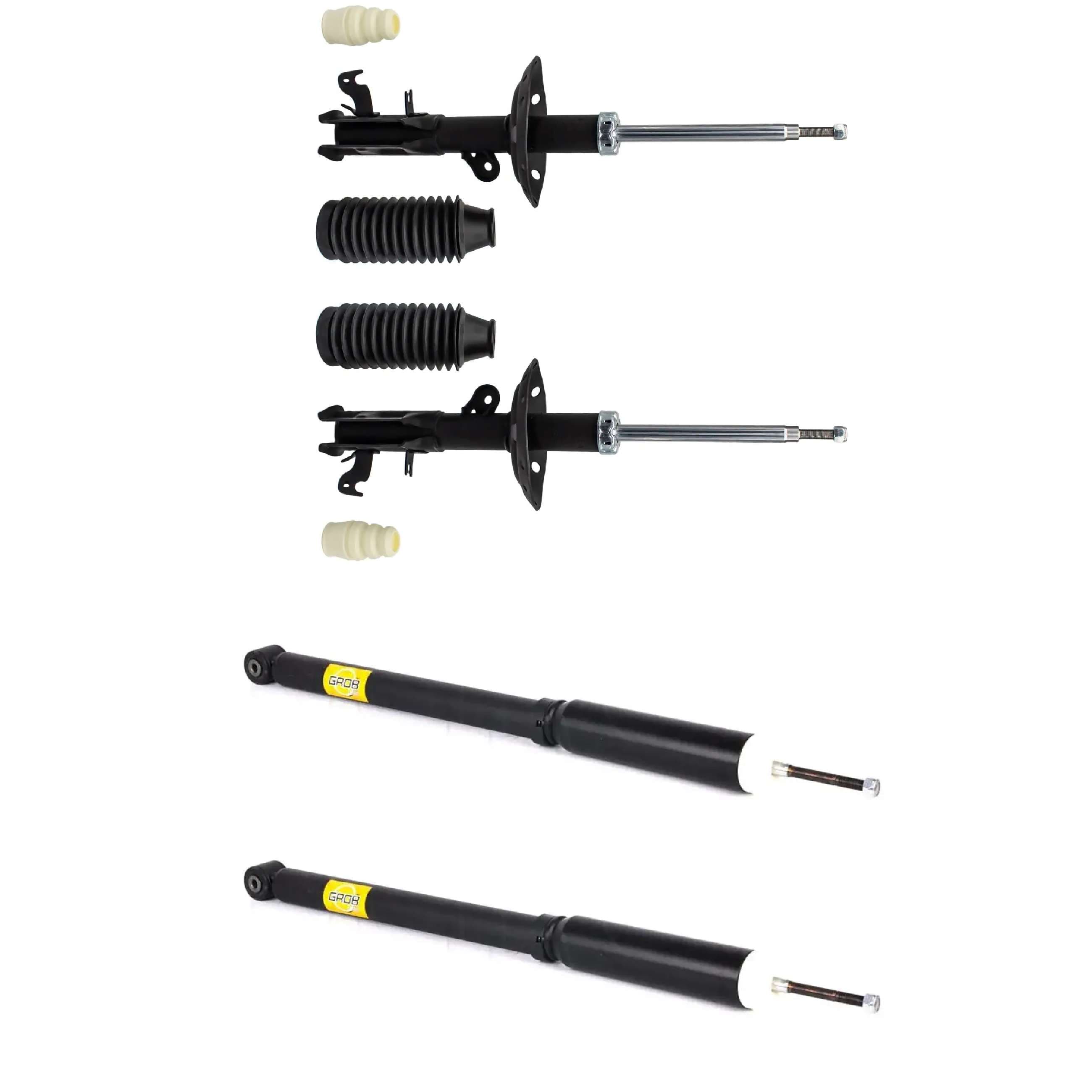 Kit 4 Amortiguadores Honda City C/Tope 2014 2015 2016 Grob