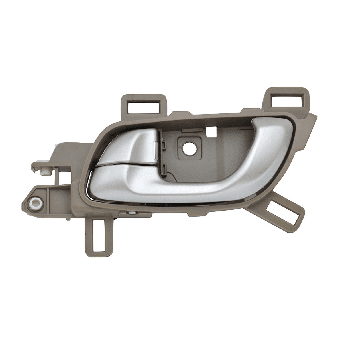 Manija Interior Honda Civic 2P Coupe / 4P Sedan 2012-2015 Beige/Plata Plastico Izquierdo Delantera/Trasera Hushan